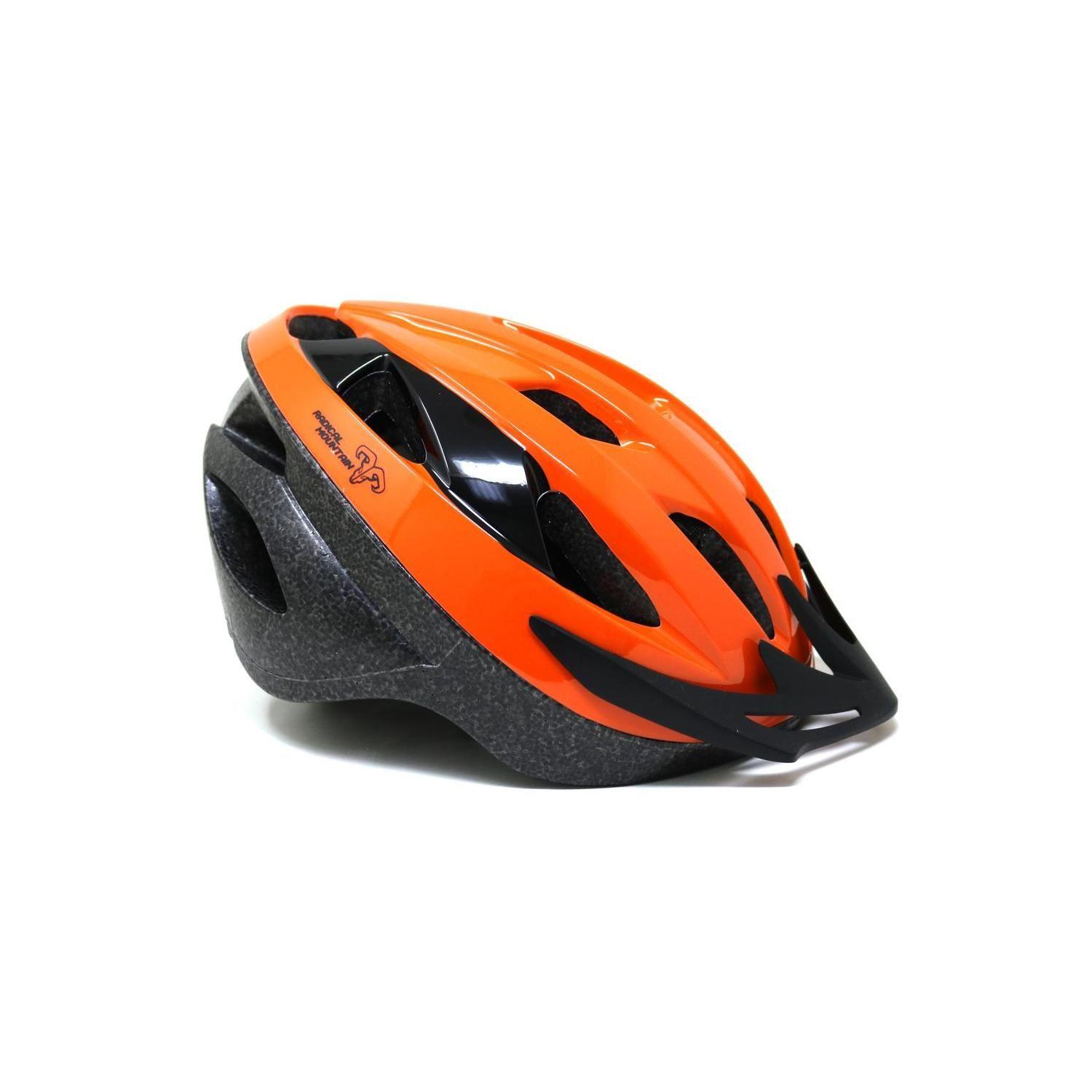 Casco Radical Mountain MTB NT Con Luz Naranjo Negro M 56-57cm-1
