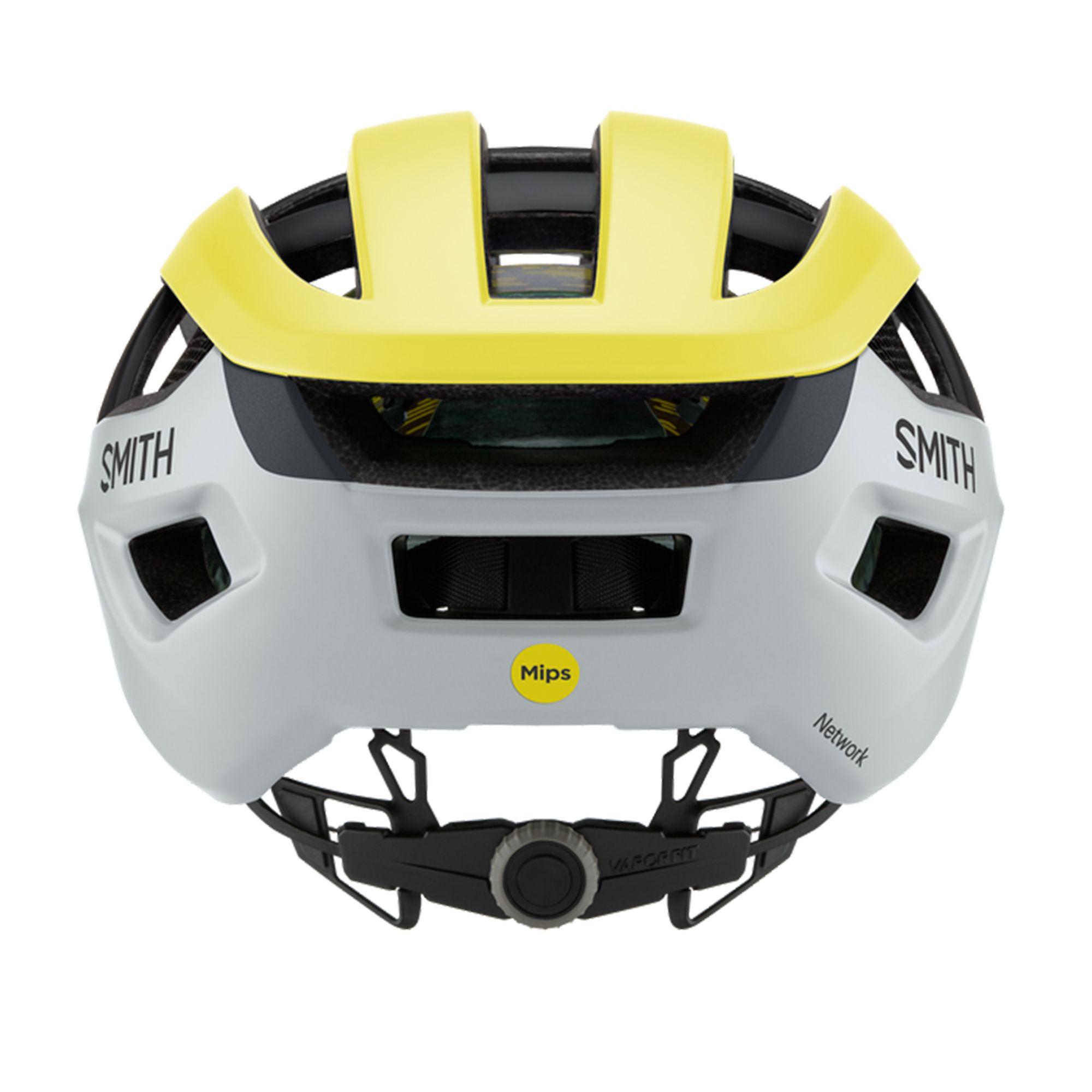 Casco Smith Network Mips Matte Neon Amarillo L-2