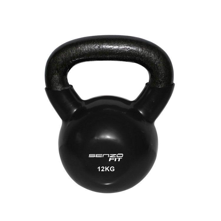 Kettlebell 12kg cubierta de vinilo Senzo Fit-0