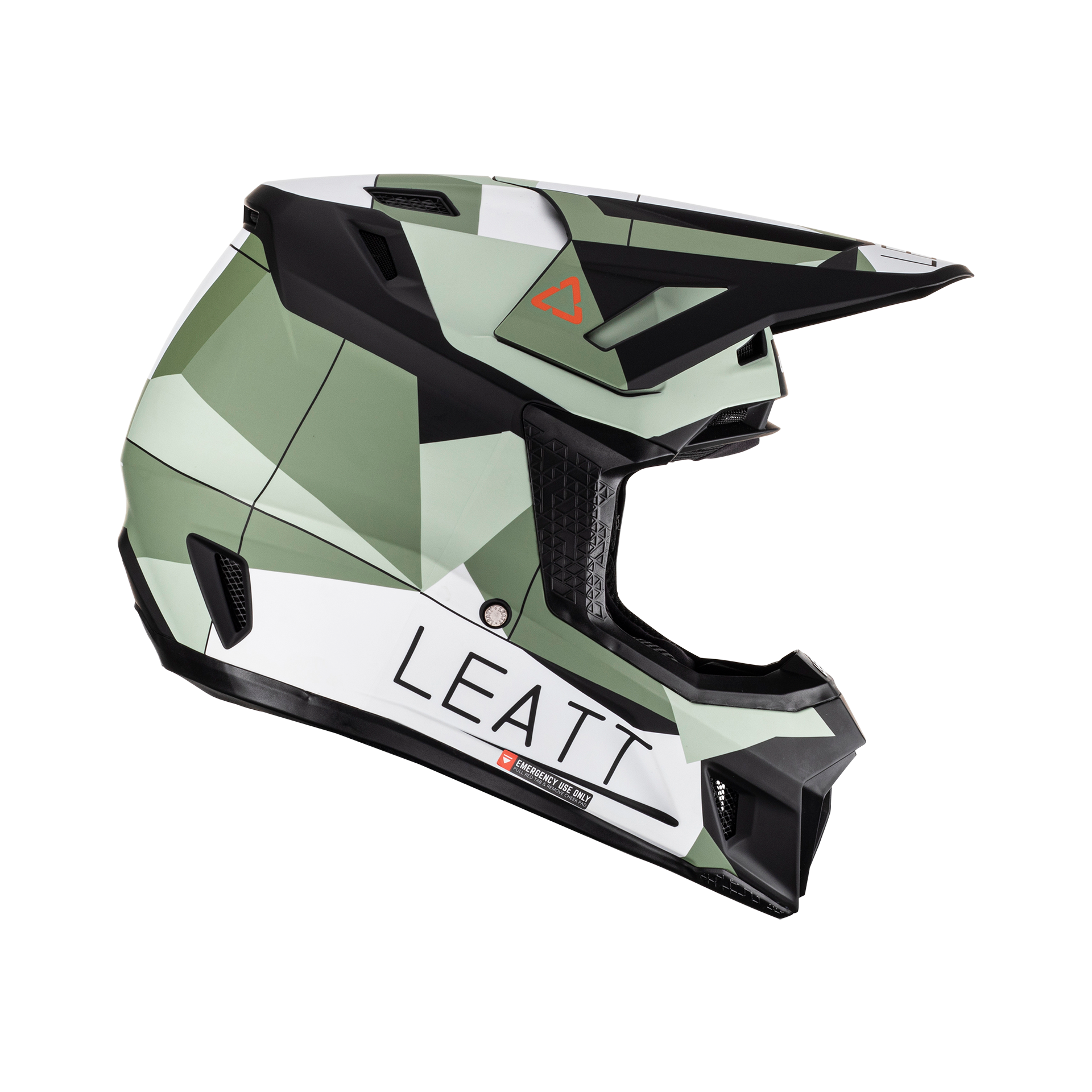 Kit Leatt Casco Con Antiparra Moto 7.5 V23 Cactus S-6