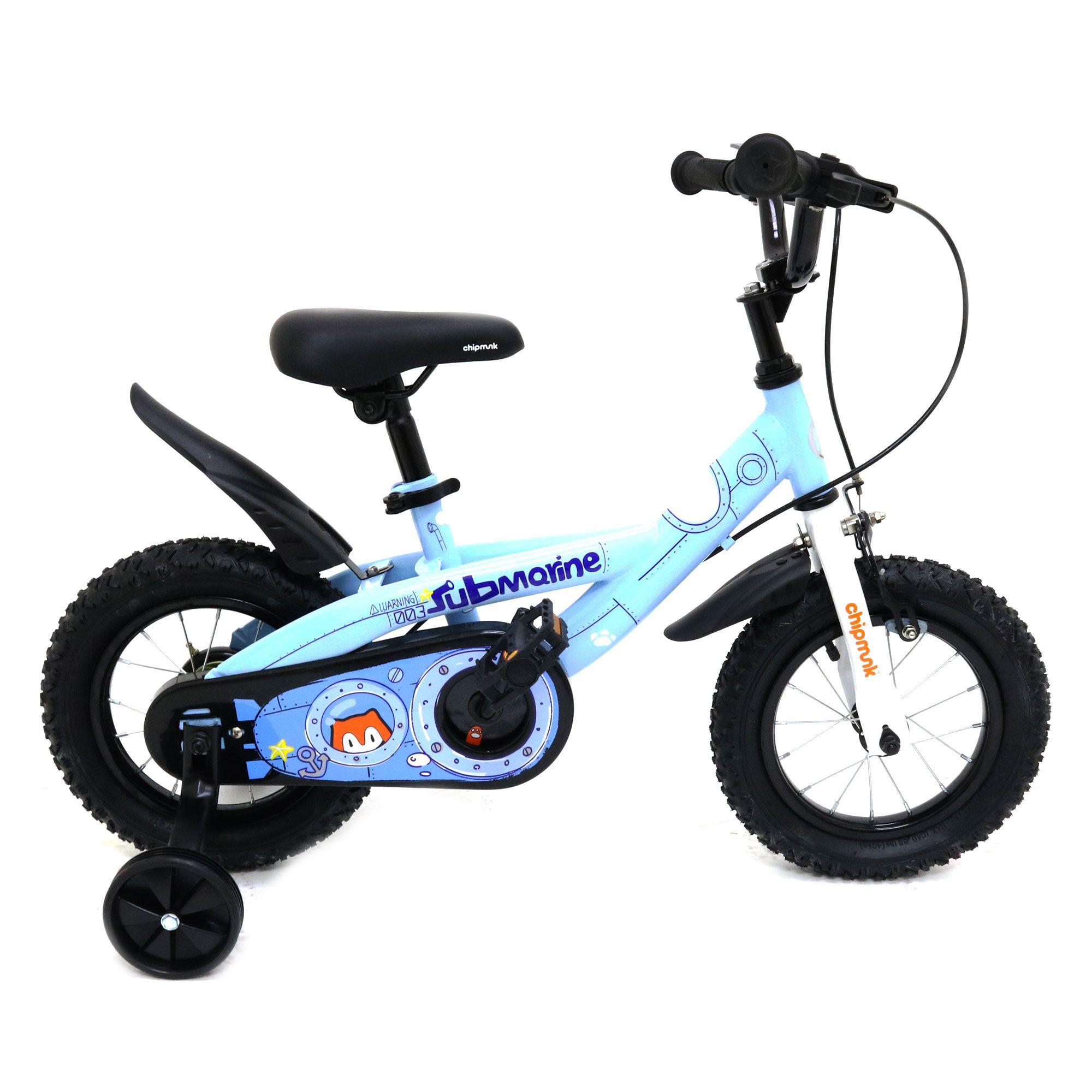 Bicicleta Niño 12 Submarine Azul Chipmunk-0