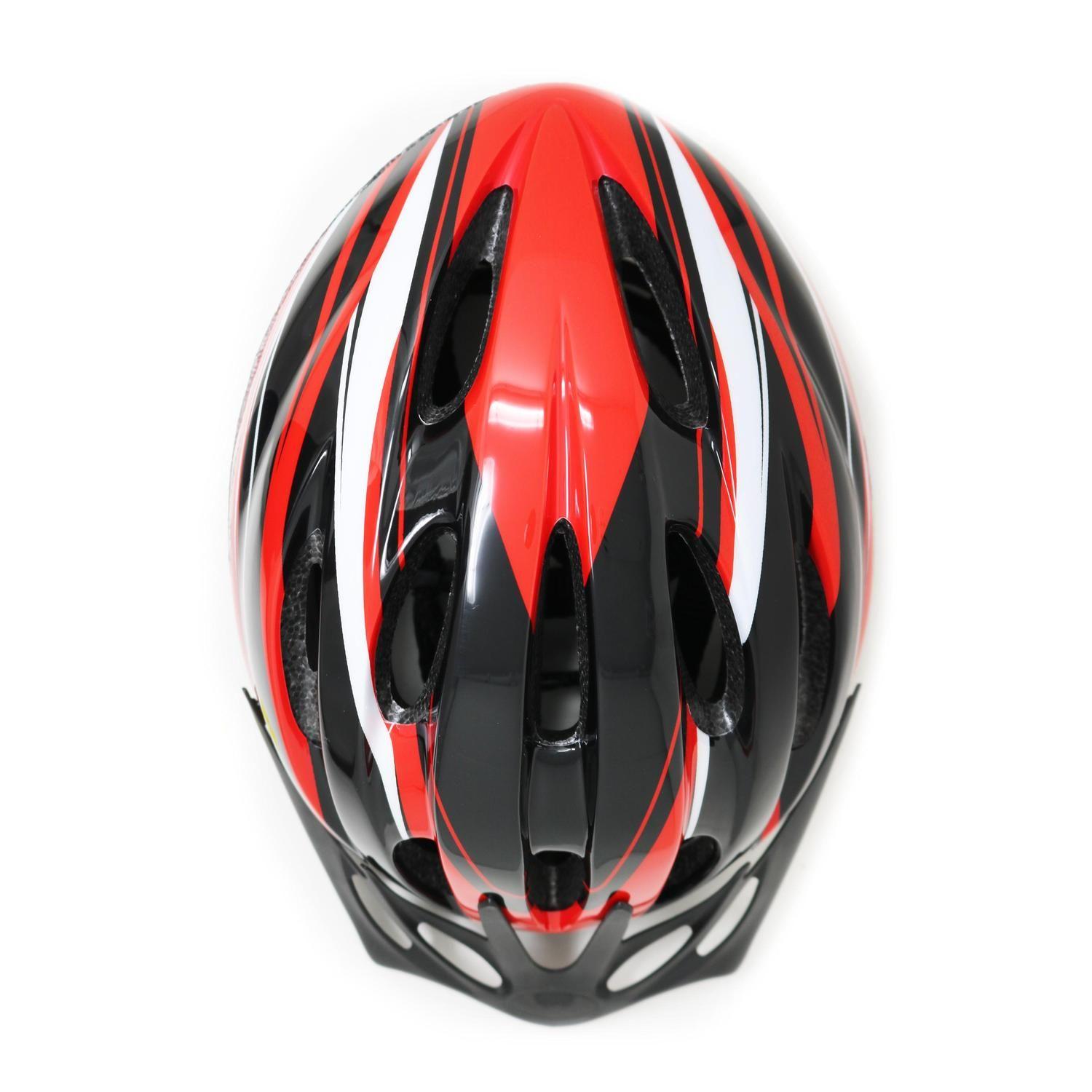 Casco Radical Mountain MTB V10 Negro Rojo L 58-62cm-3
