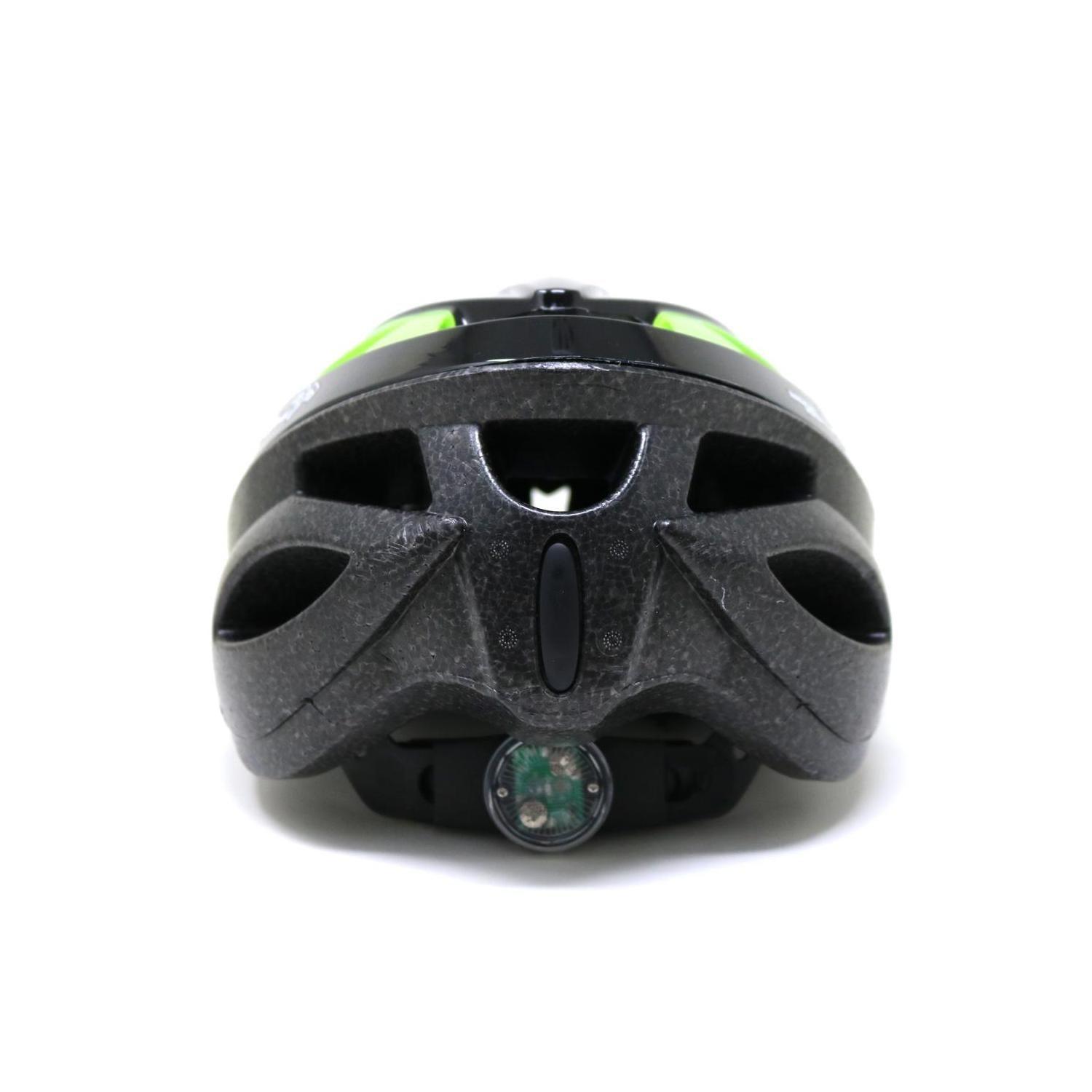 Casco Radical Mountain MTB NT Con Luz Negro Verde L 58-59cm-2
