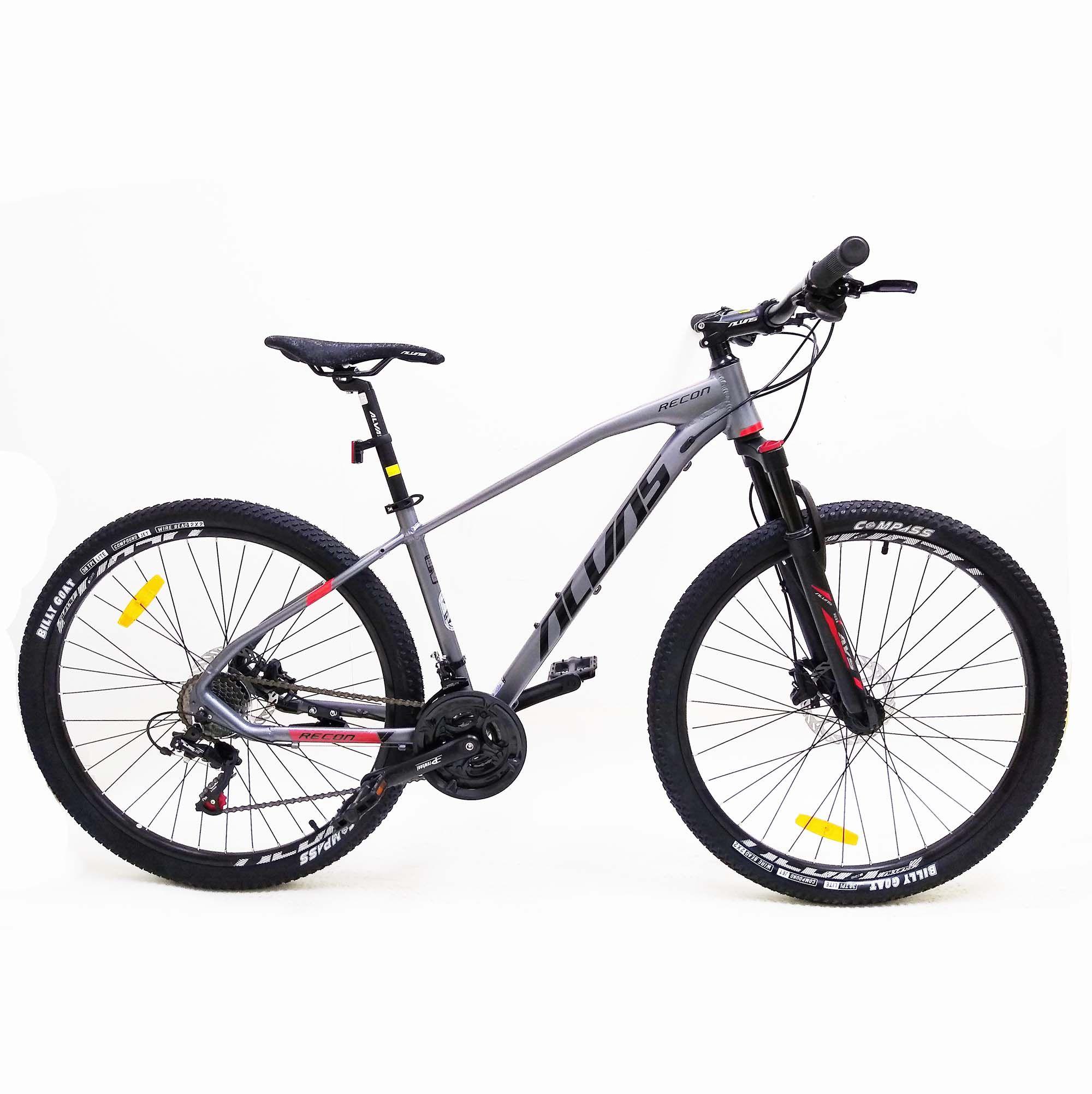 Bicicleta Alvas 27.5 Recon Hidráulica 24 Velocidades Gris-0