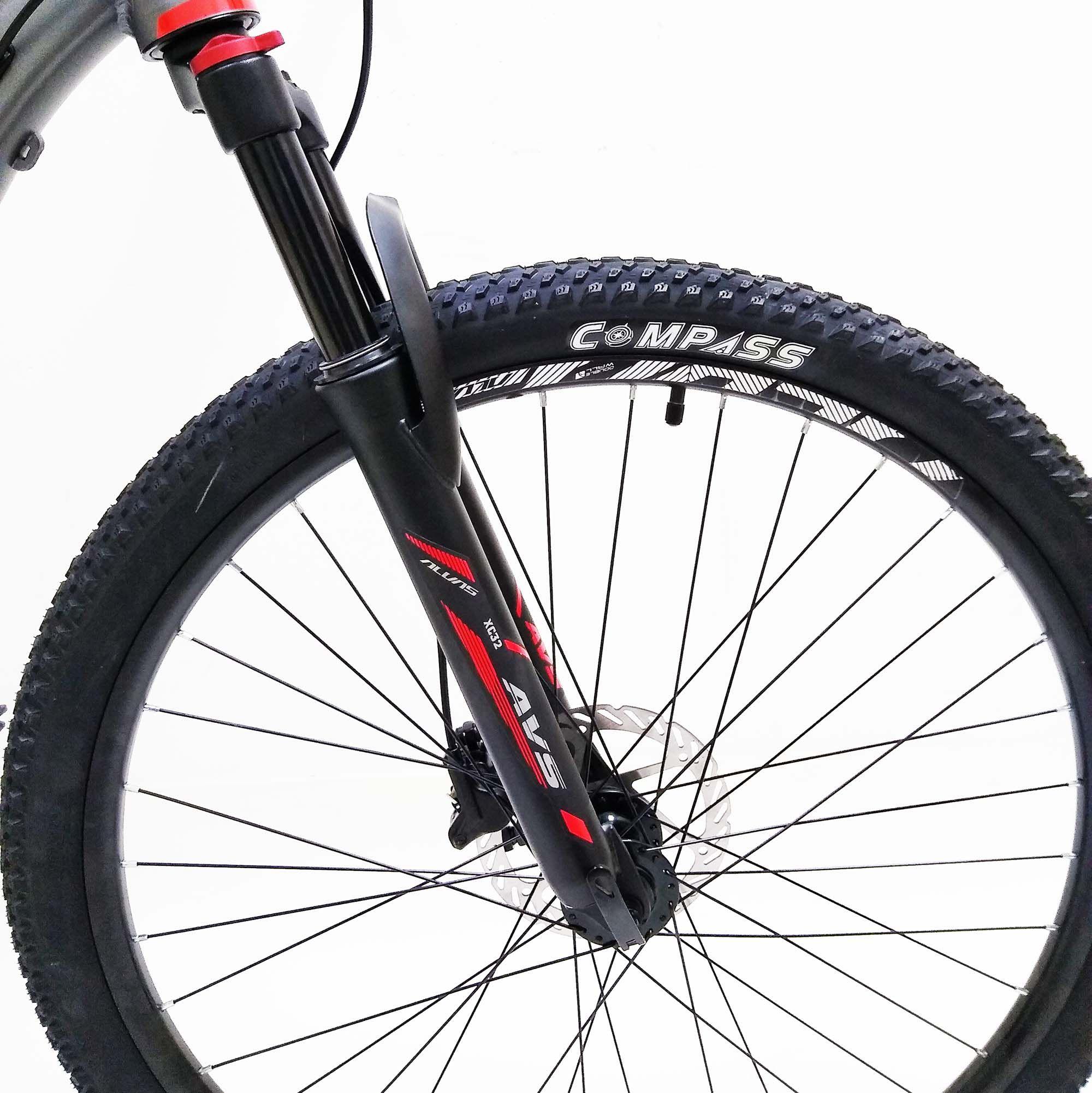 Bicicleta Alvas 27.5 Recon Hidráulica 24 Velocidades Gris-1