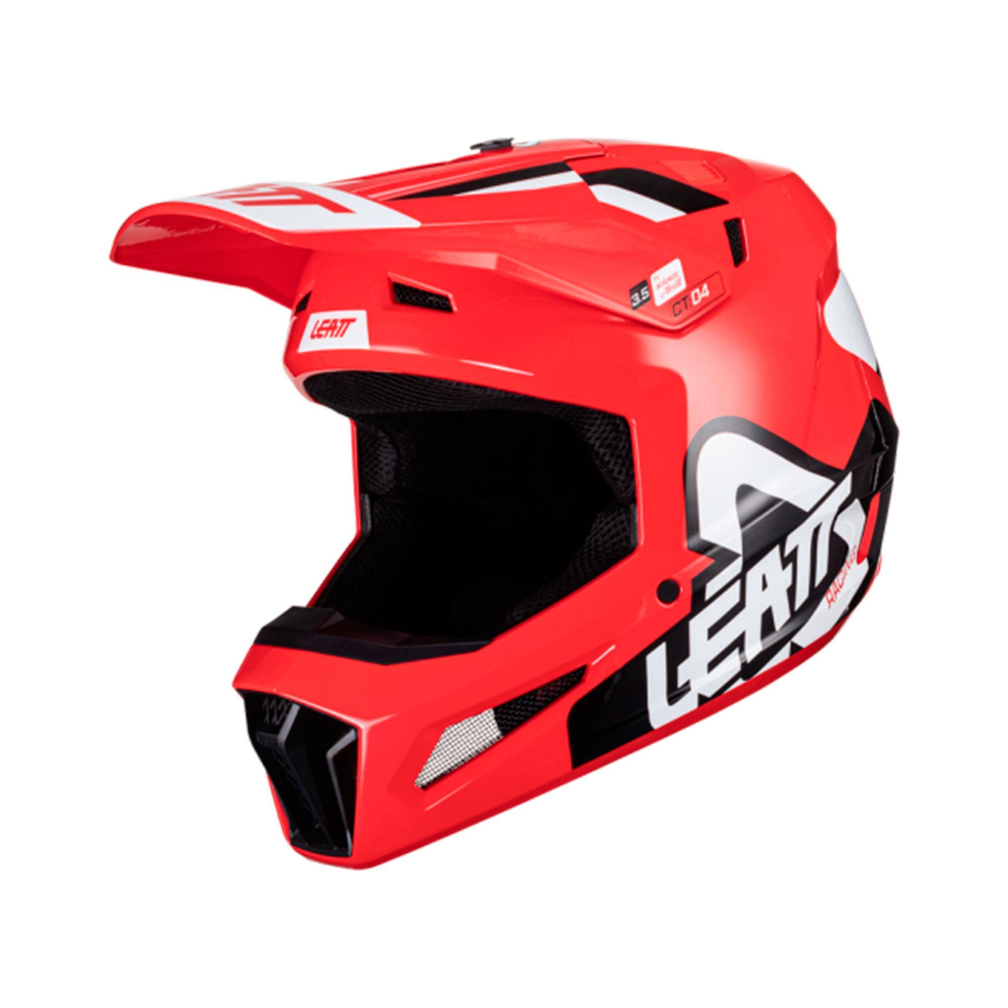 Casco Leatt Moto 3.5 Infantil V24 Rojo L 53-54cm-2