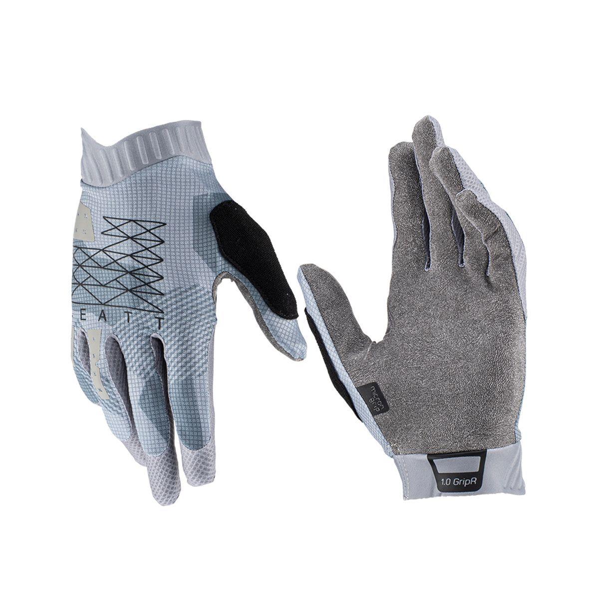 Guantes Leatt Bicicleta y Moto 1.0 GripR Titanium L 9EU 10US-0