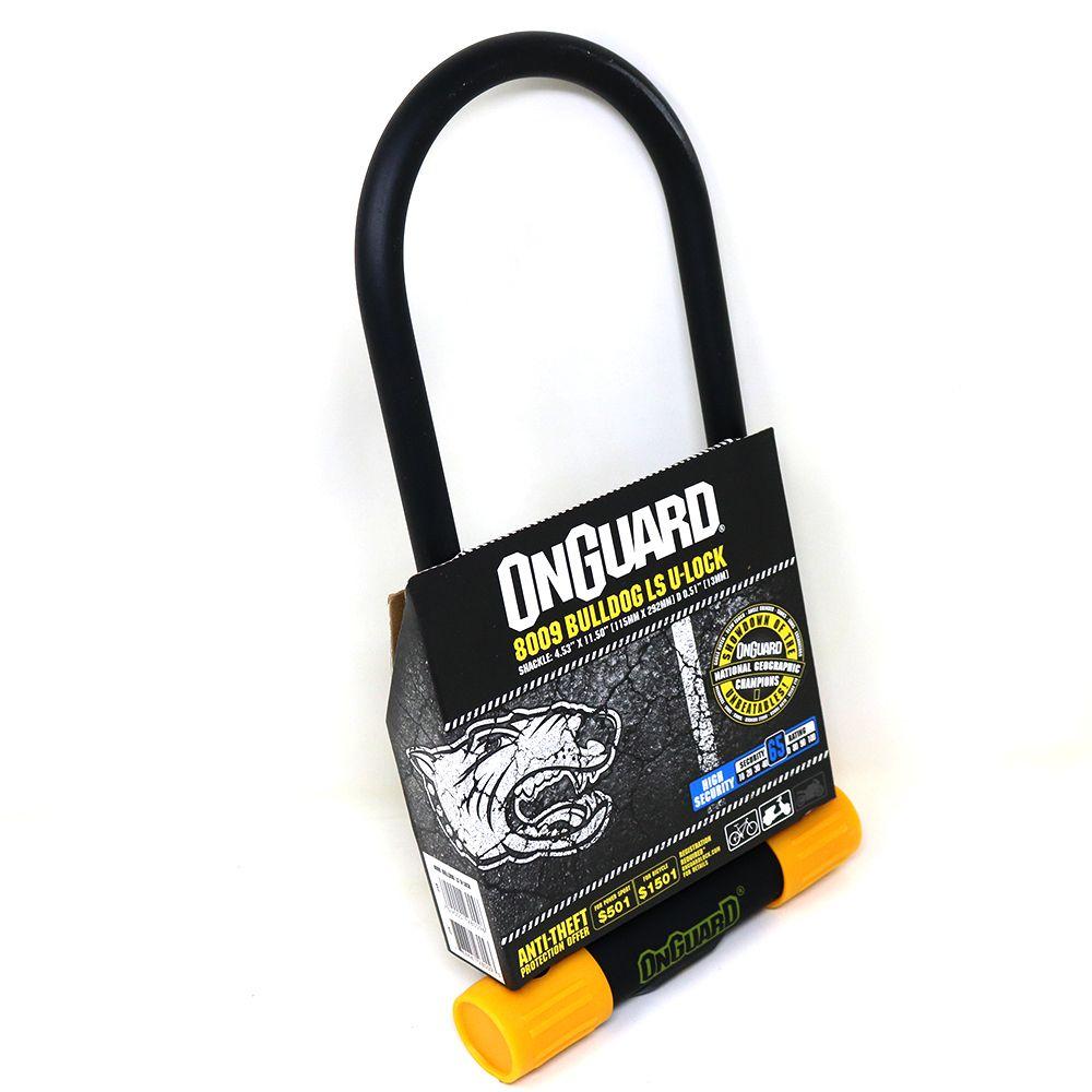 Candado OnGuard Llave U-Lock Bulldog LS 115X292mm-3