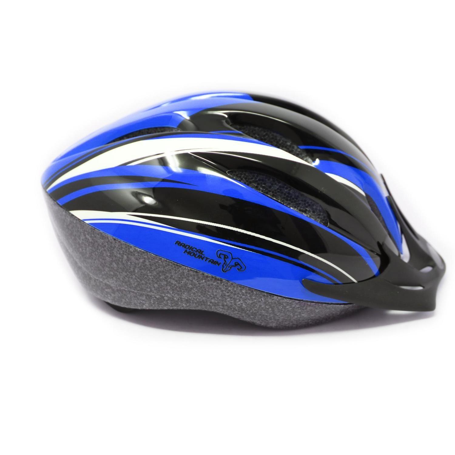 Casco Radical Mountain MTB V10 Negro Azul L 58-59cm-1