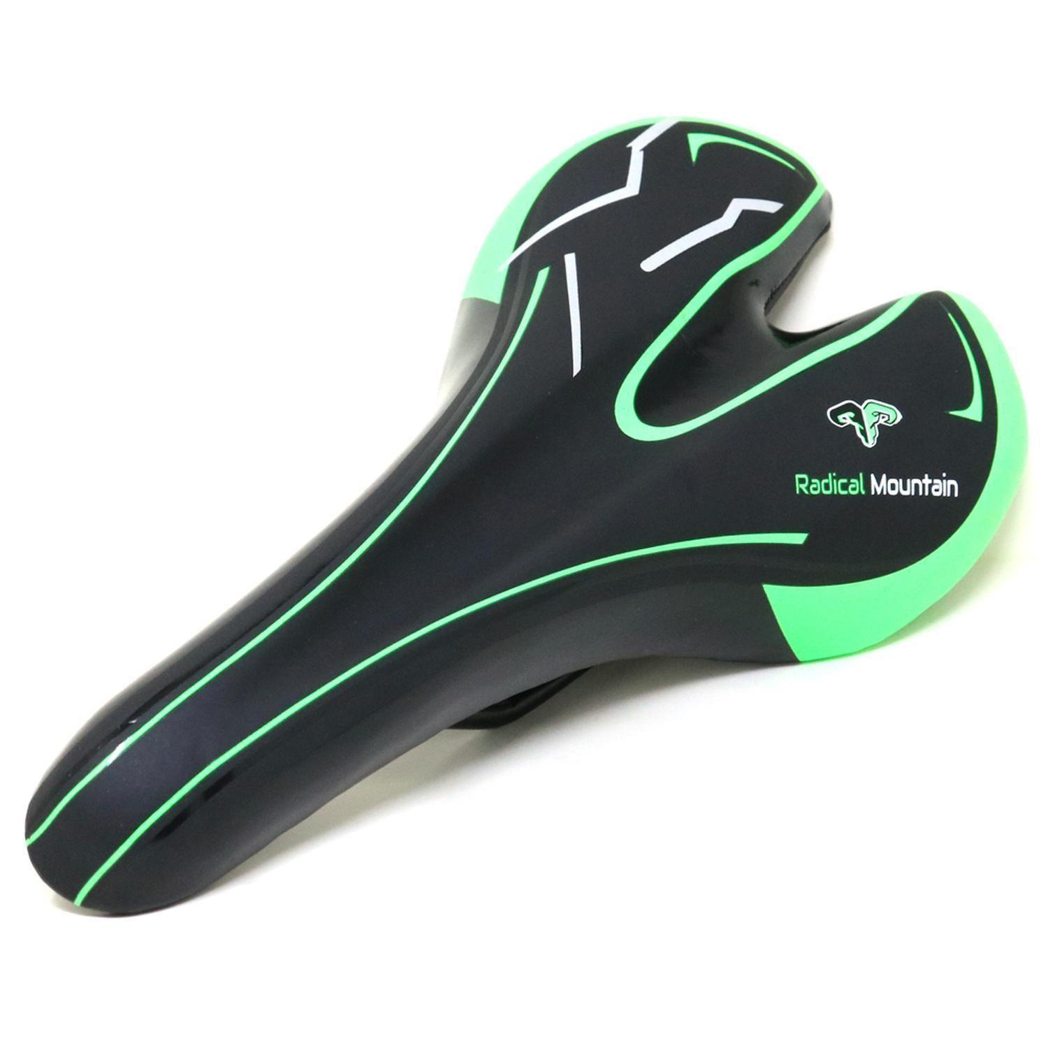 Asiento MTB Negro/Verde Radical Mountain-2