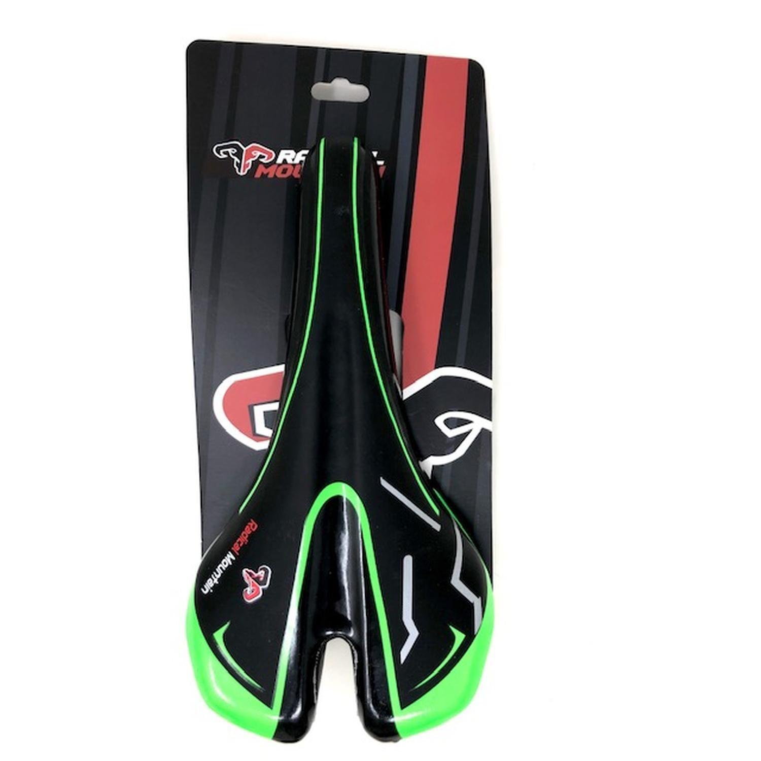 Asiento MTB Negro/Verde Radical Mountain-3