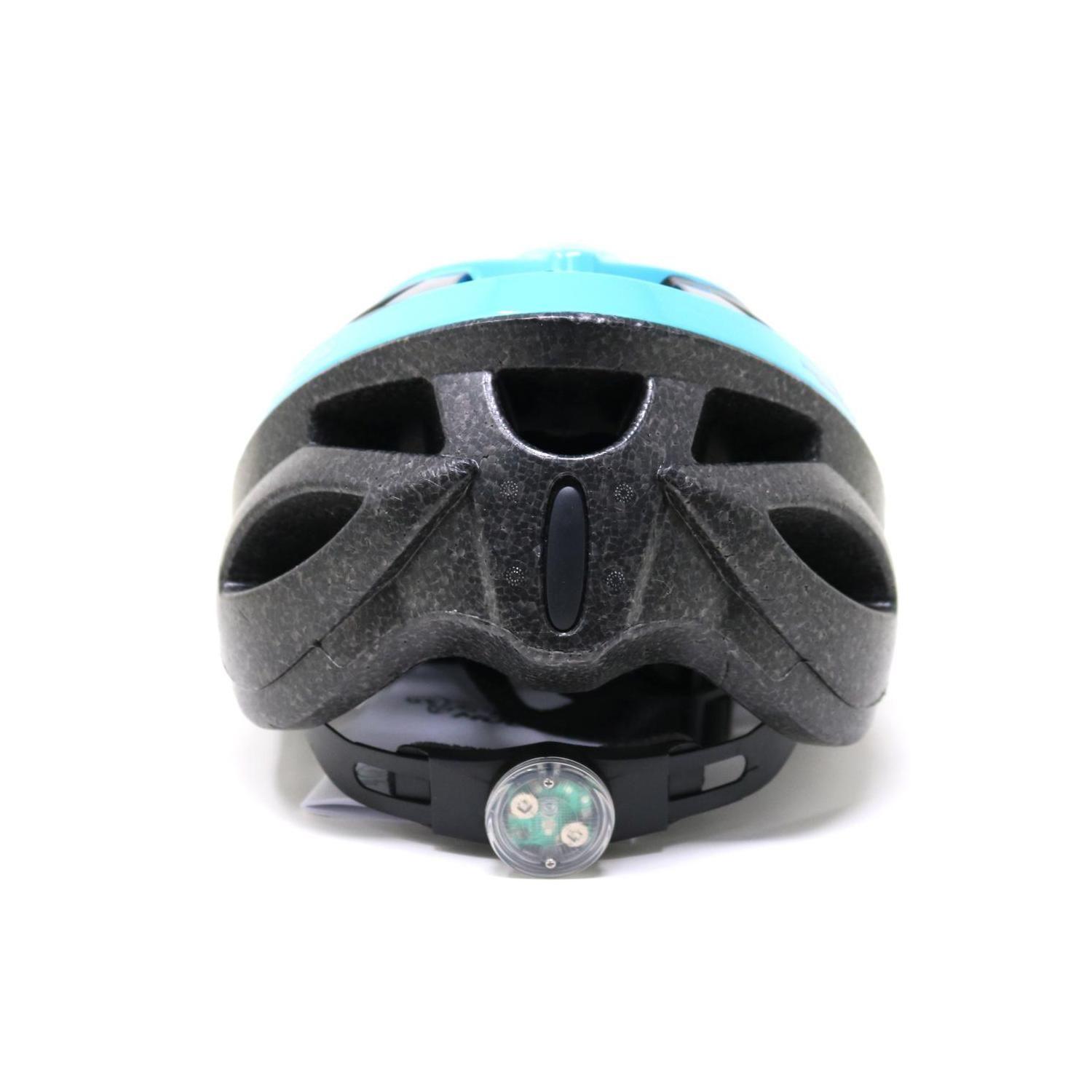 Casco Radical Mountain MTB NT Con Luz Azul Negro L 58-59cm-2