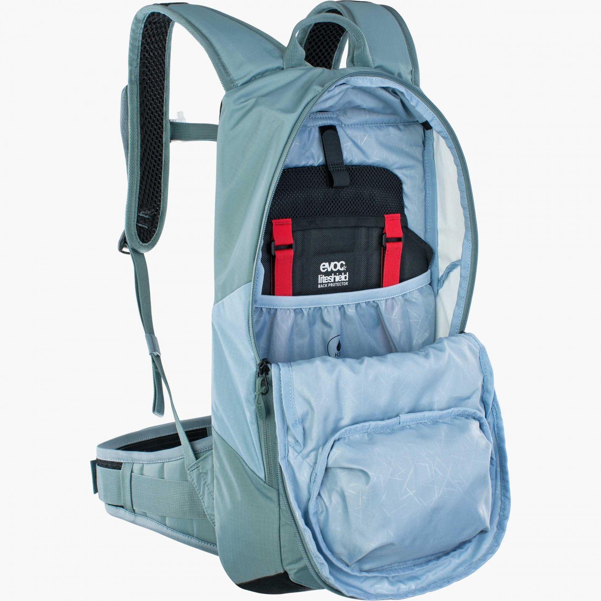 Mochila FR Lite Race M/L 10 Steel/Blue EVOC-2