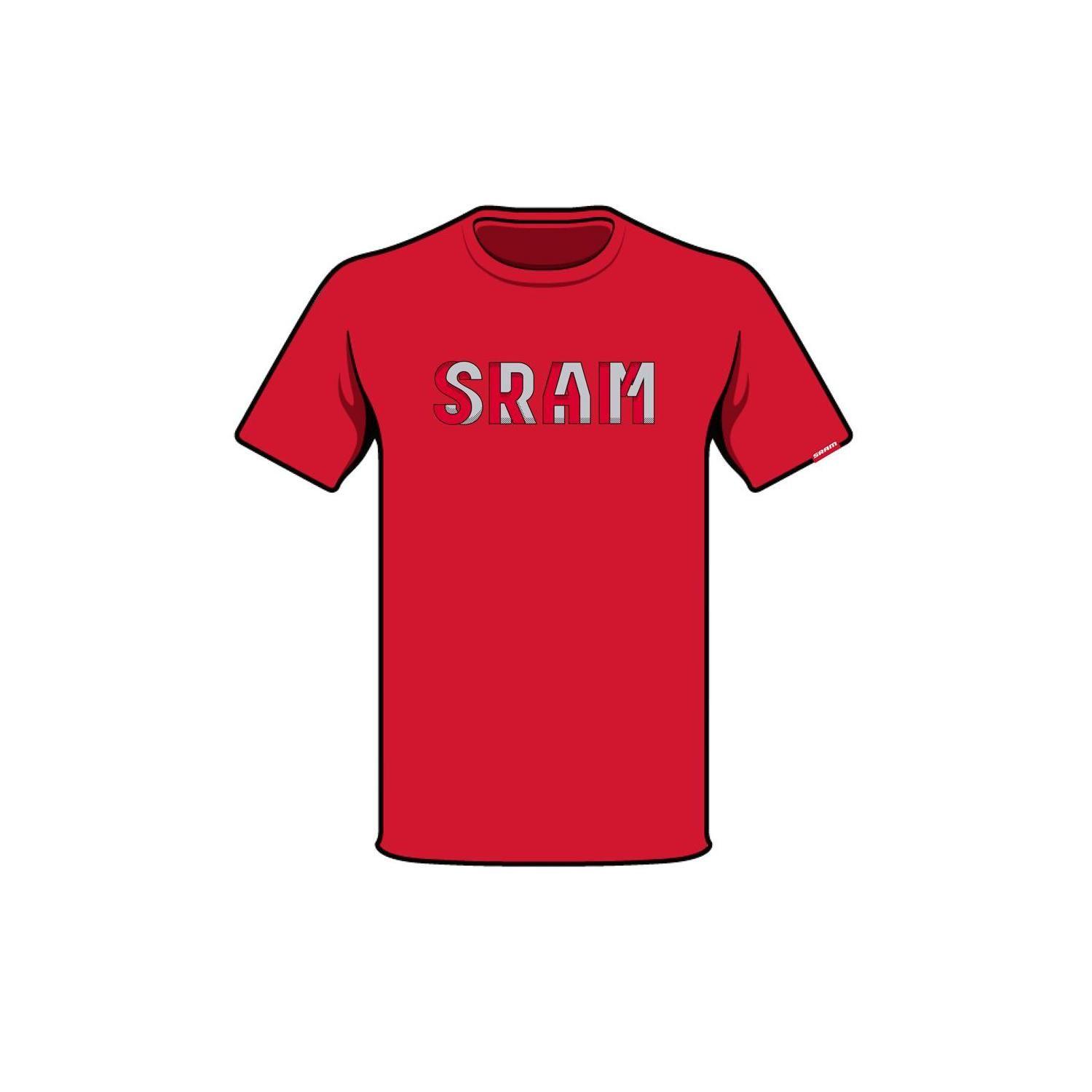 Polera SRAM Manga Corta S2203 Rojo-3
