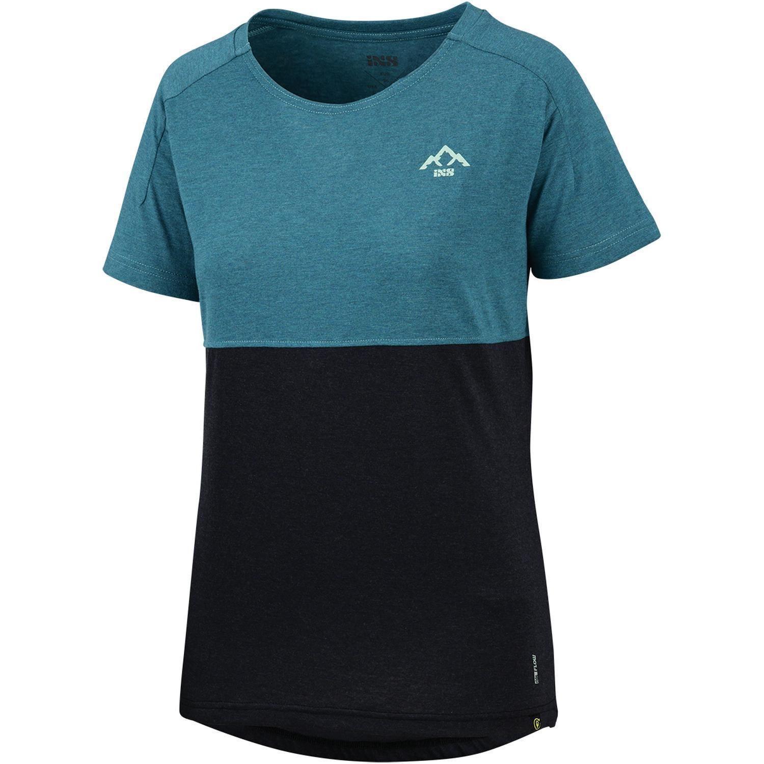 Polera IXS Mujer Flow Tech Mountain Glade Negro XS-0