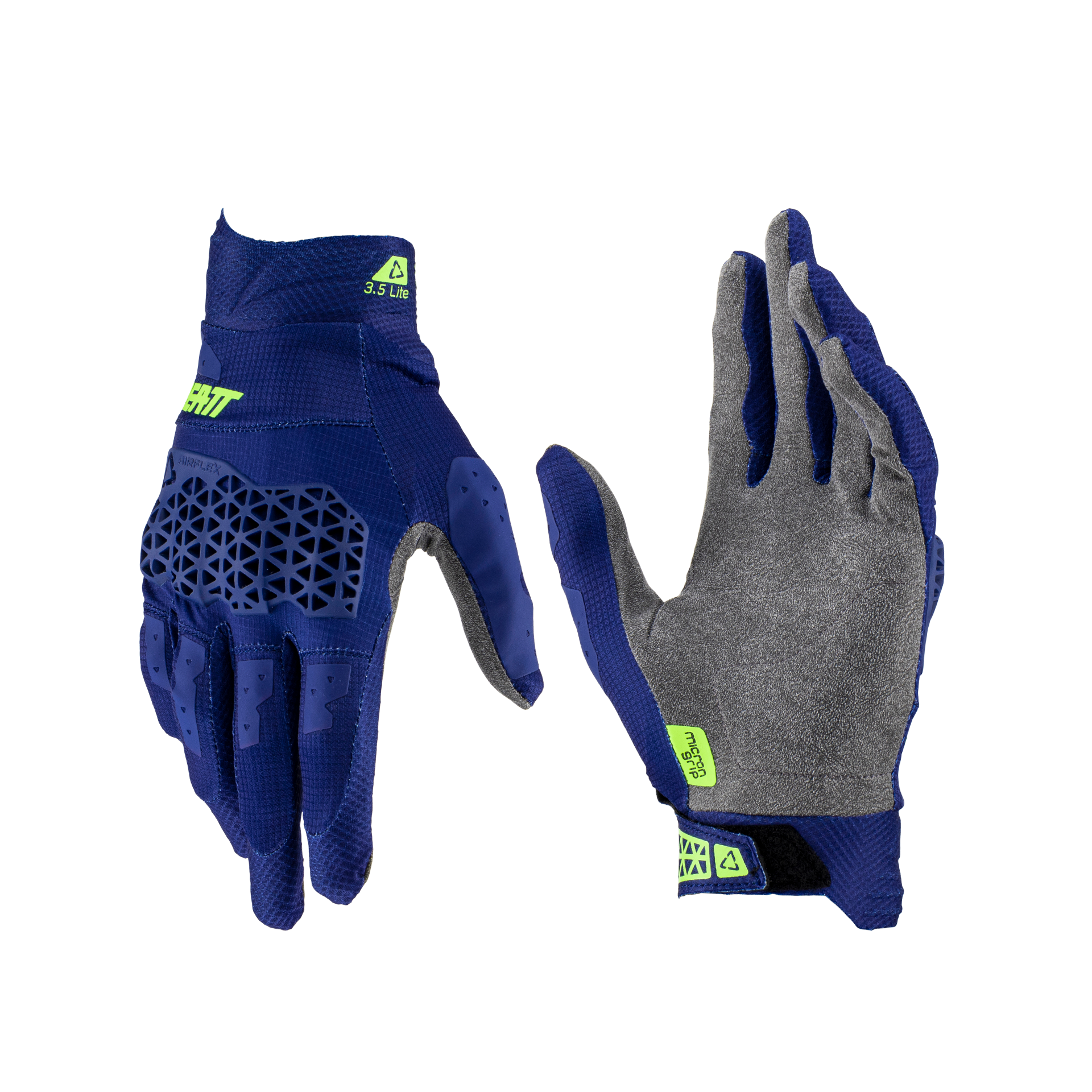 Guantes Leatt Bicicleta y Moto Lite 3.5 Azul L US10-0