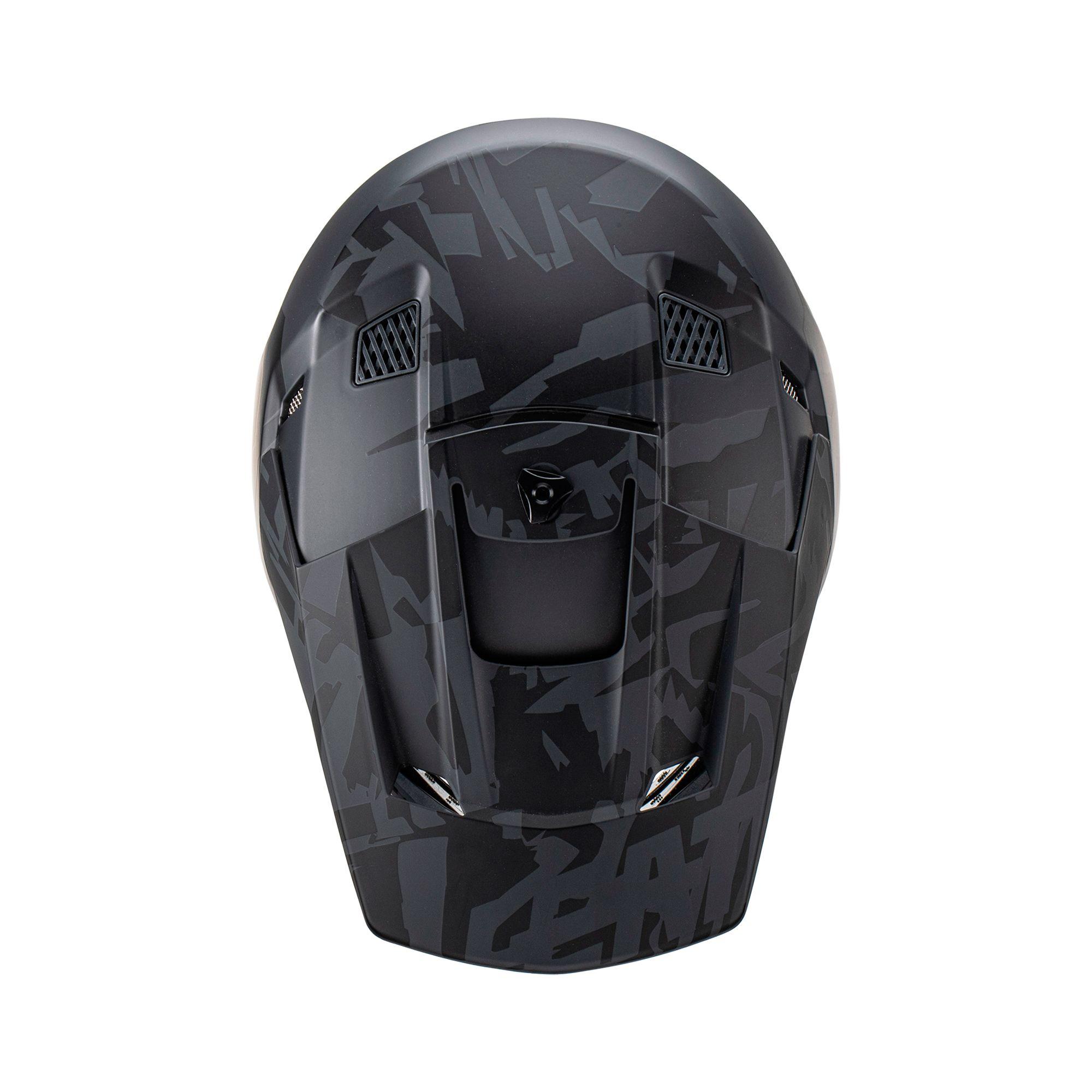 Kit Leatt Casco Con Antiparra Moto 3.5 V23 Stealth M-3