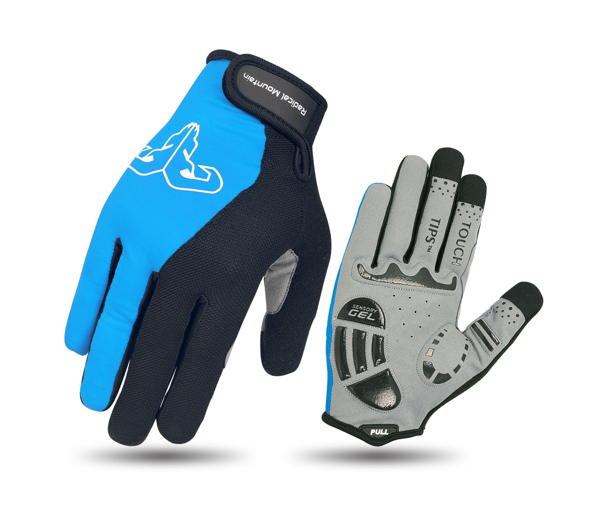 Guante Largo 1800 Negro/Azul L Radical Mountain-0
