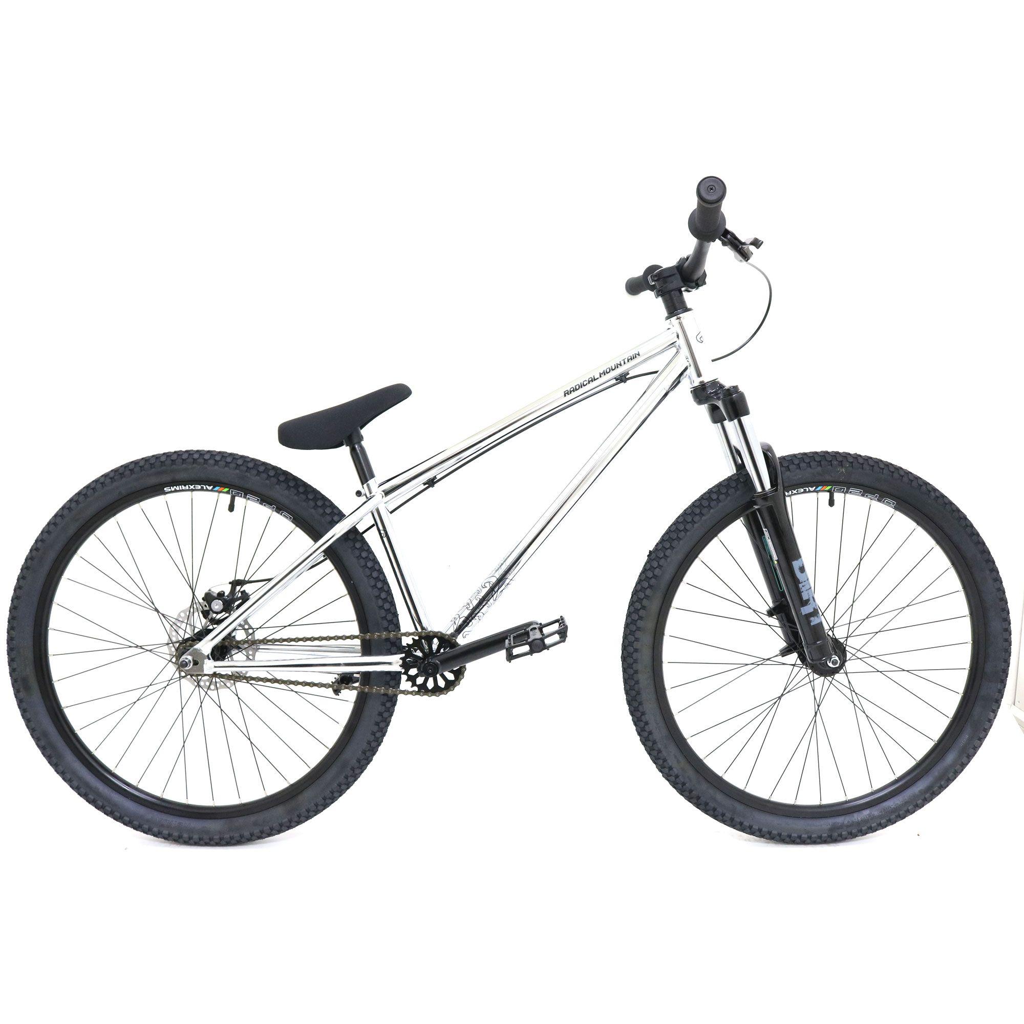 Bicicleta 26 Dirt Cromo Cromada Radical Mountain-0