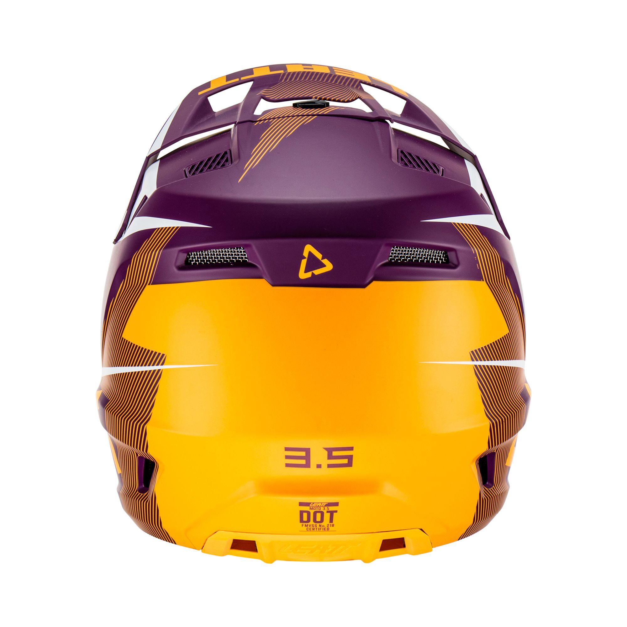 Kit Leatt Casco Con Antiparra Moto 3.5 V23 Indigo L-7