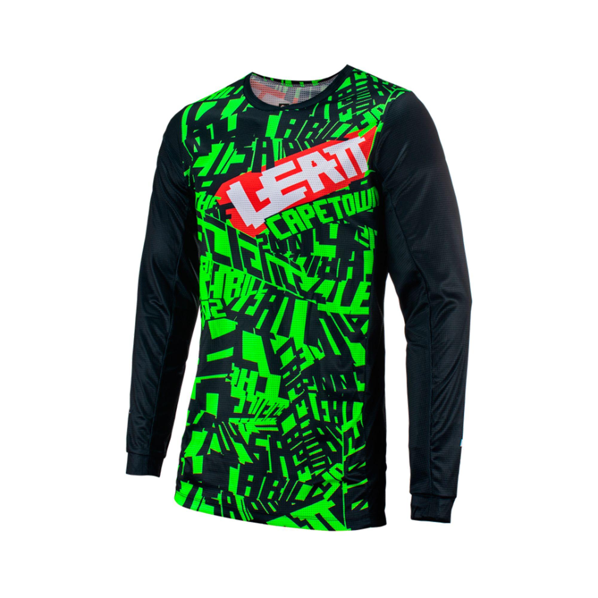 Kit Leatt Moto 3.5 Jersey Con Pantalón Lime-2