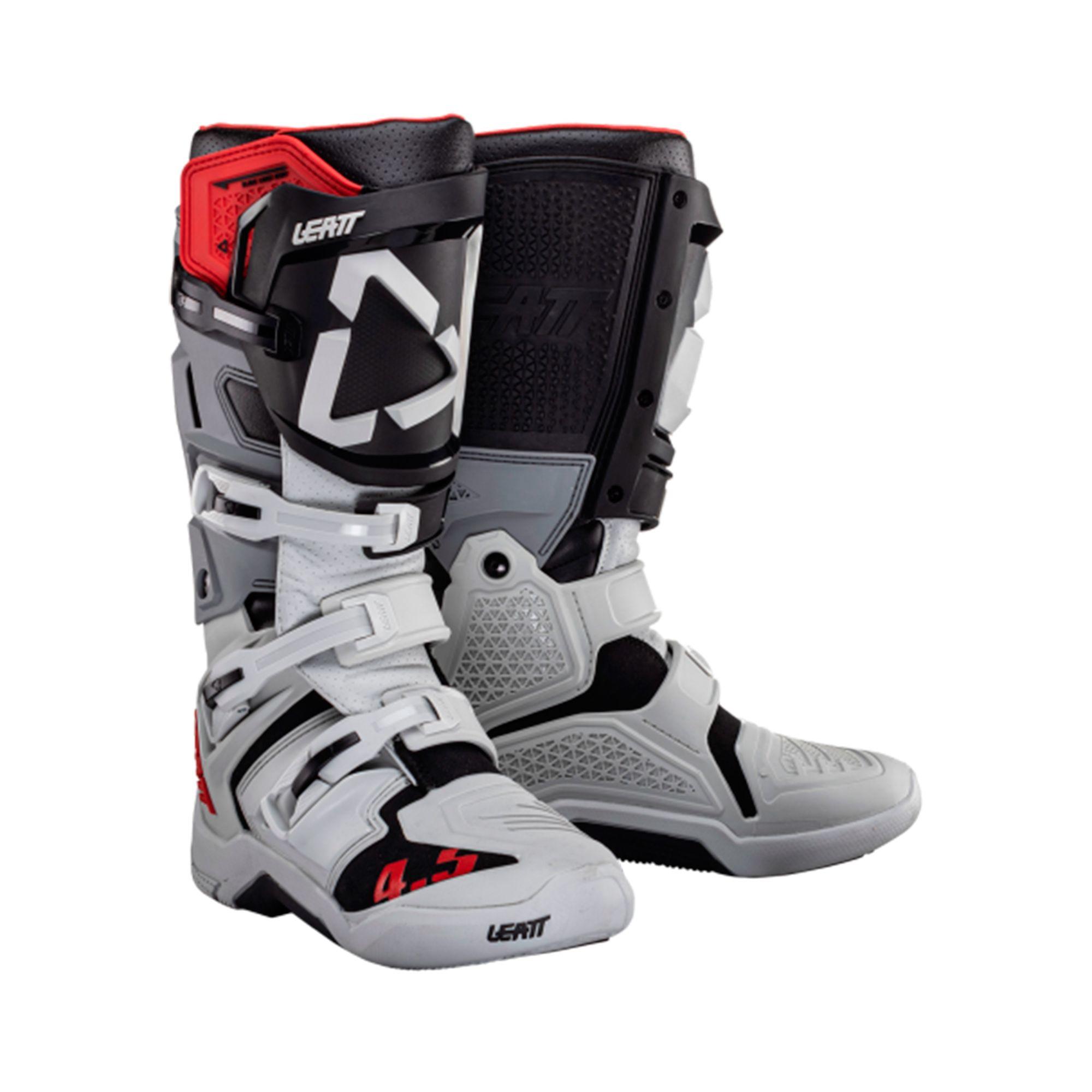 Botas Leatt 4.5 Motociclismo MX Gris-0