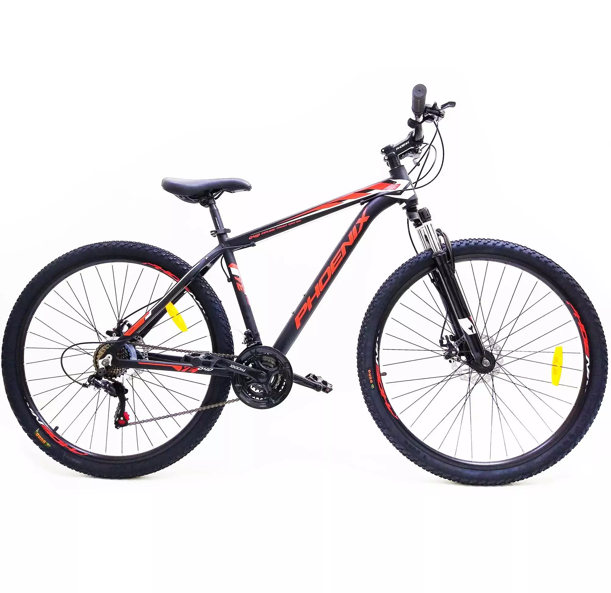 Bicicleta MTB Phoenix 24 Vel Aro 29 Negro Rojo-0