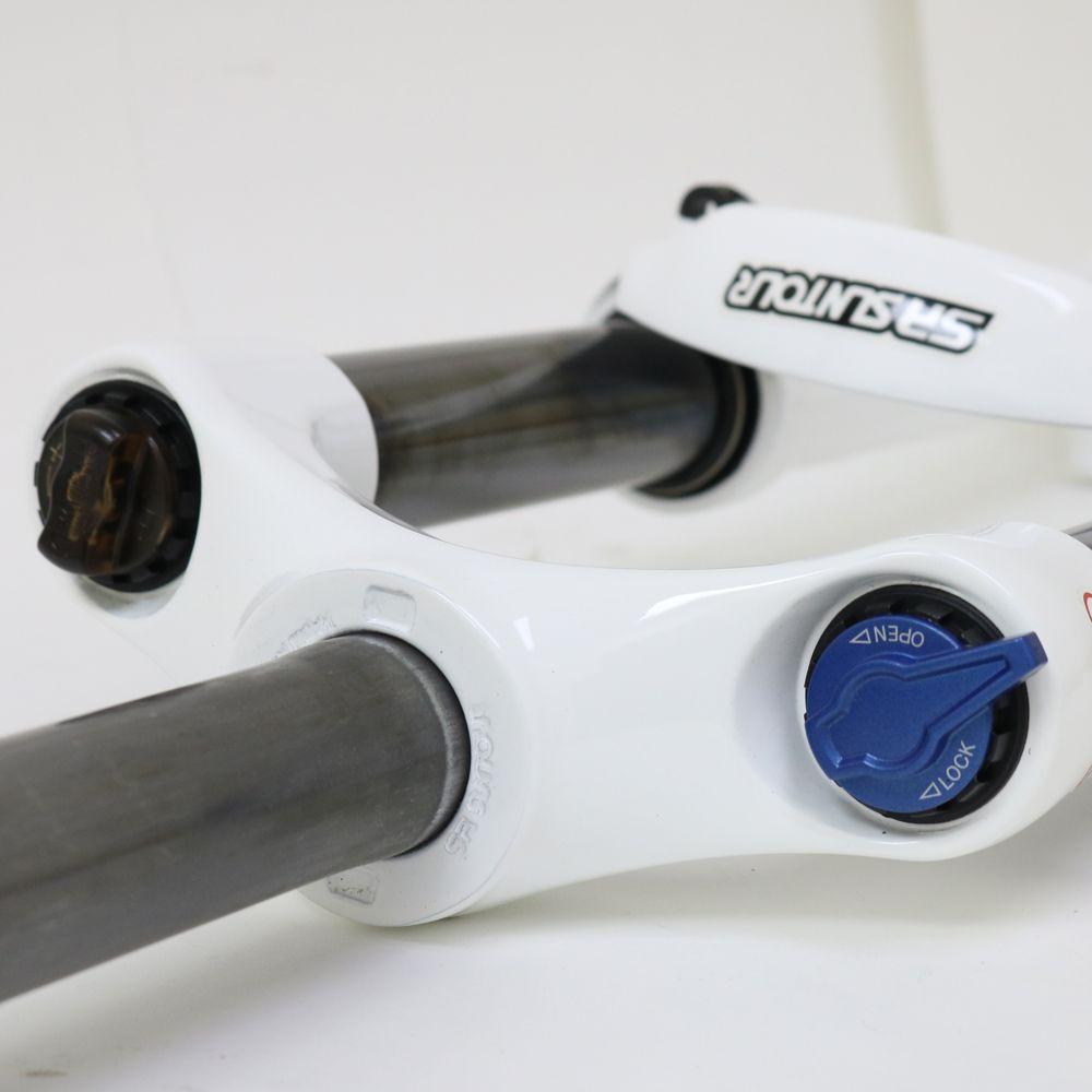 Horquilla Suntour 26" XCR 32 LOR 120mm 9x100mm Blanco-1