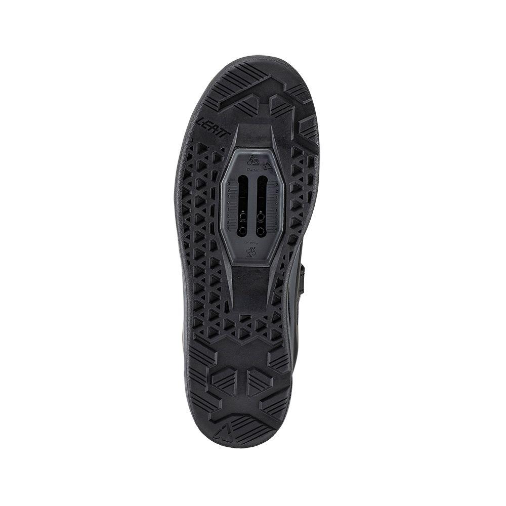 Zapatilla Leatt 5.0 Fijación Ciclismo Deportivo Gravity Gris Oscuro-1