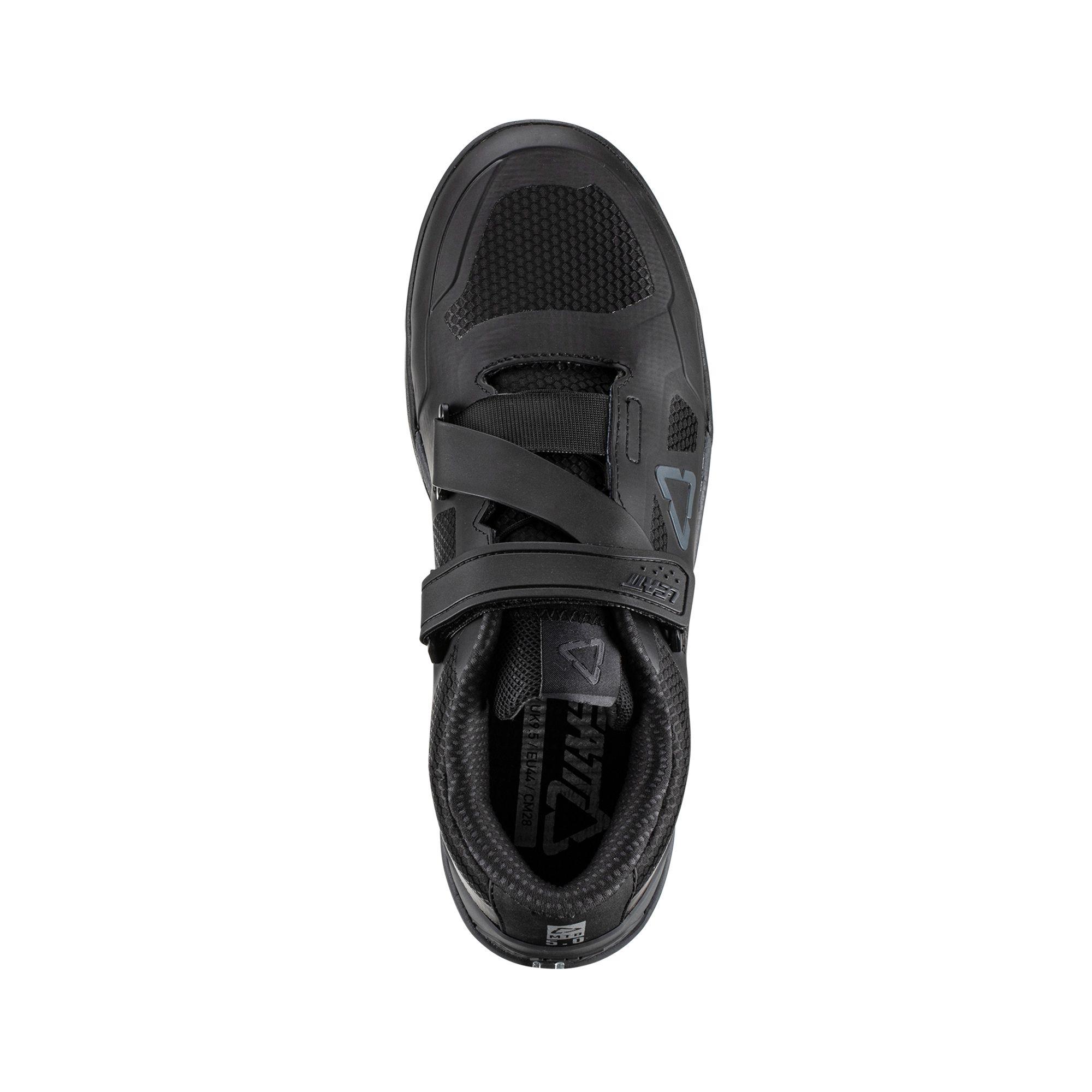 Zapatilla Leatt 5.0 Fijación Ciclismo Deportivo Gravity Gris Oscuro-2