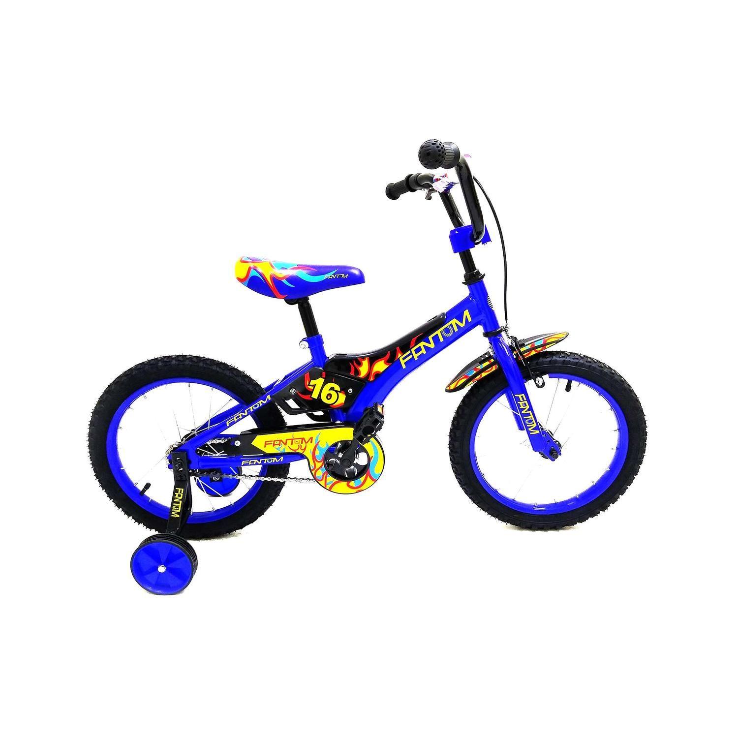Bicicleta 16 Niño Azul Fantom-0