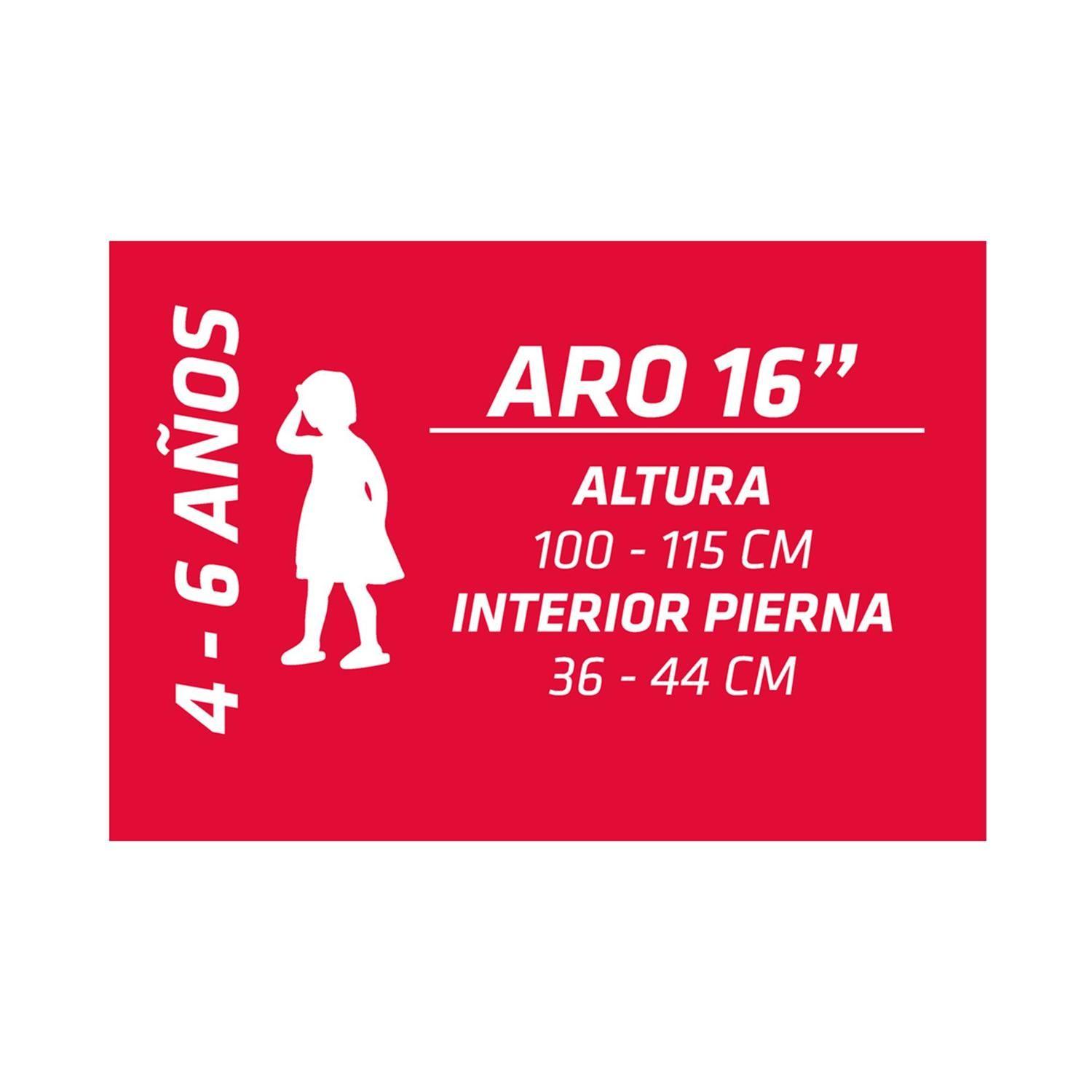 Bicicleta 16 Niño Azul Fantom-3