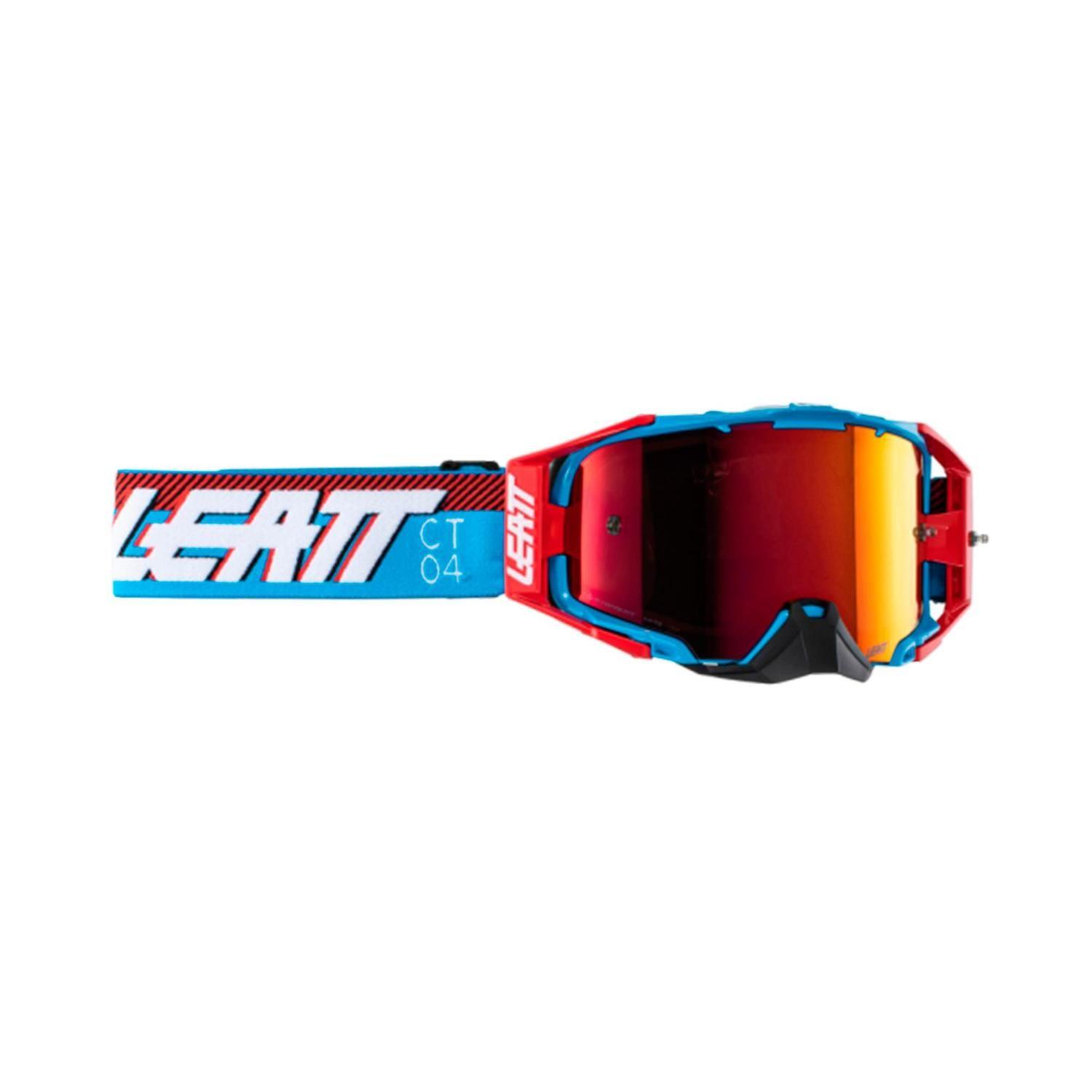 Antiparra Leatt Velocity 6.5 Iriz Cyan Red 28%-0