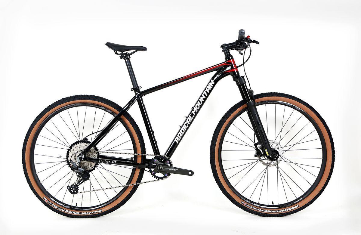 Bicicleta Radical Mountain 29 Python Negro Rojo-0