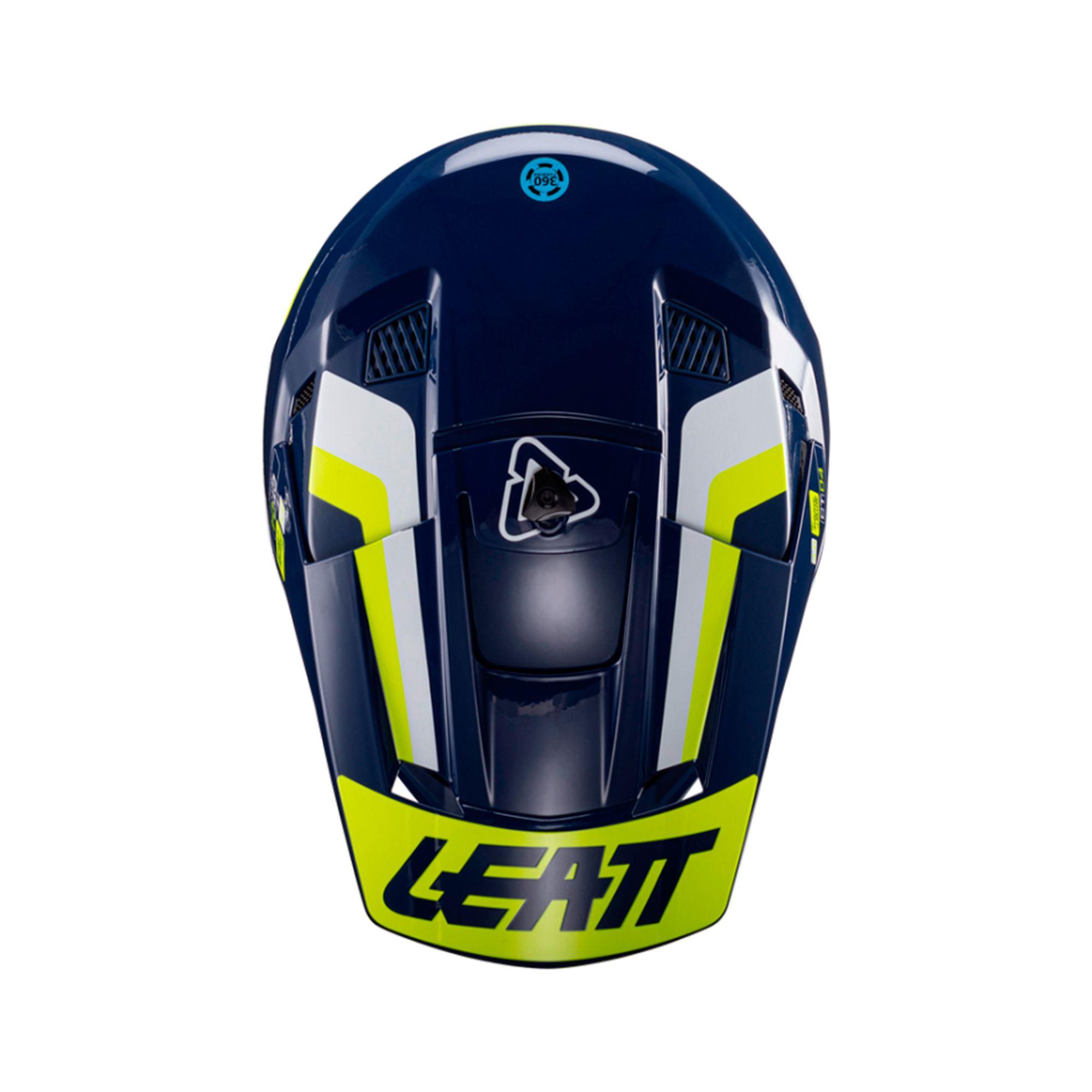 Kit Leatt Casco Con Antiparra Moto 3.5 V24 Azul XL-3