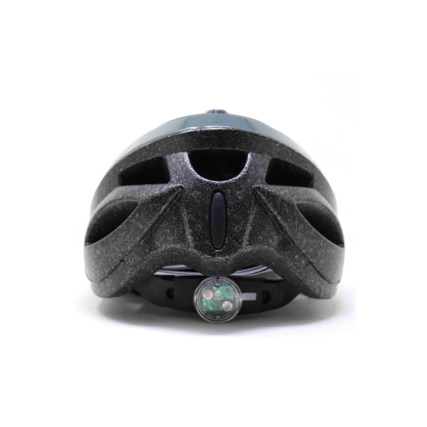 Casco Radical Mountain MTB NT Con Luz Gris Negro L 58-59cm-2