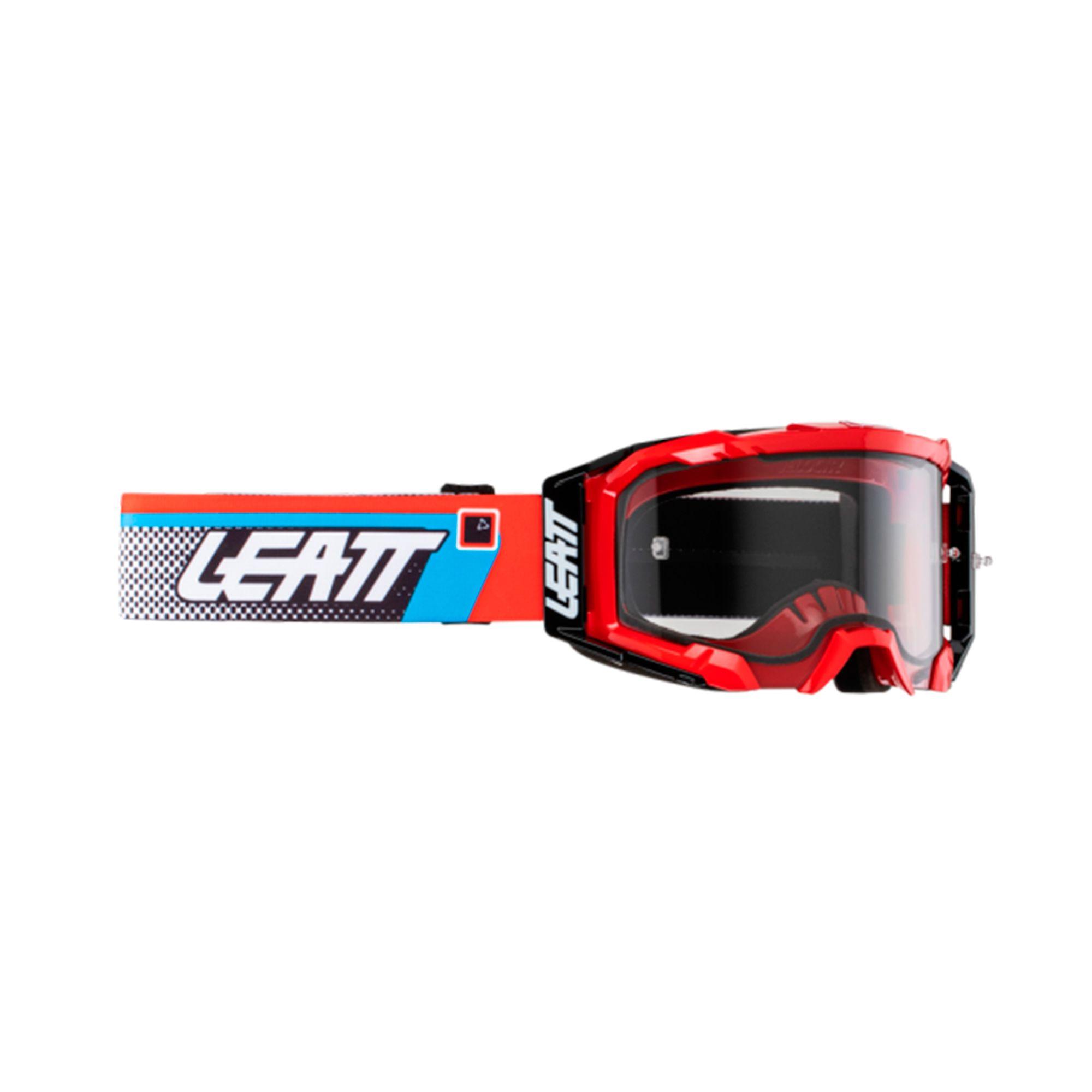 Antiparra Leatt Velocity 5.5 Red Light Grey 58%-0