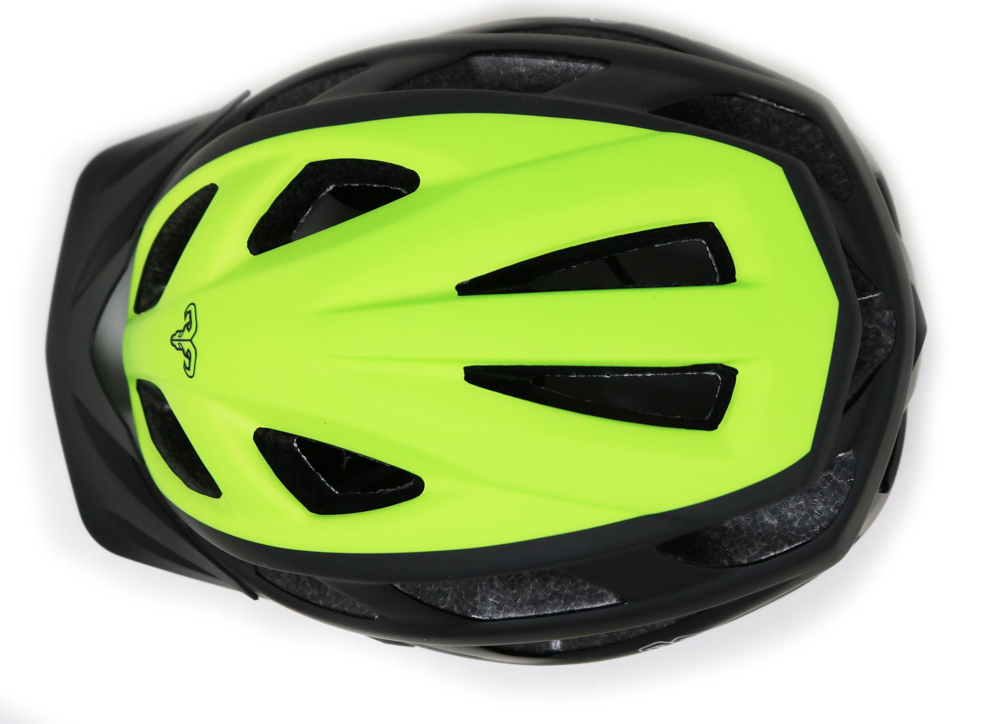 Casco Radical Mountain MTB Marathon Negro Verde L 58-62cm-3