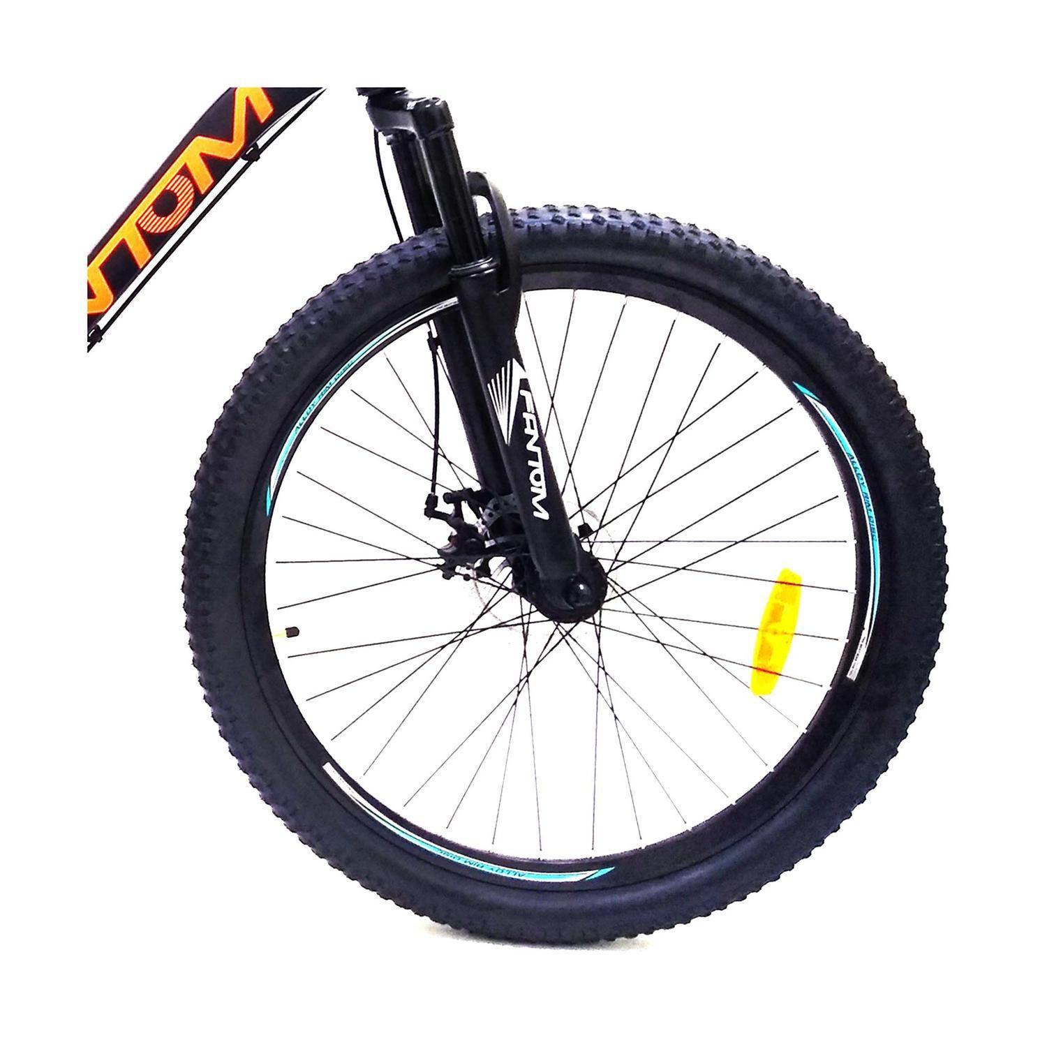 Bicicleta 26 Aluminio Disco Negro/Azul Fantom-2