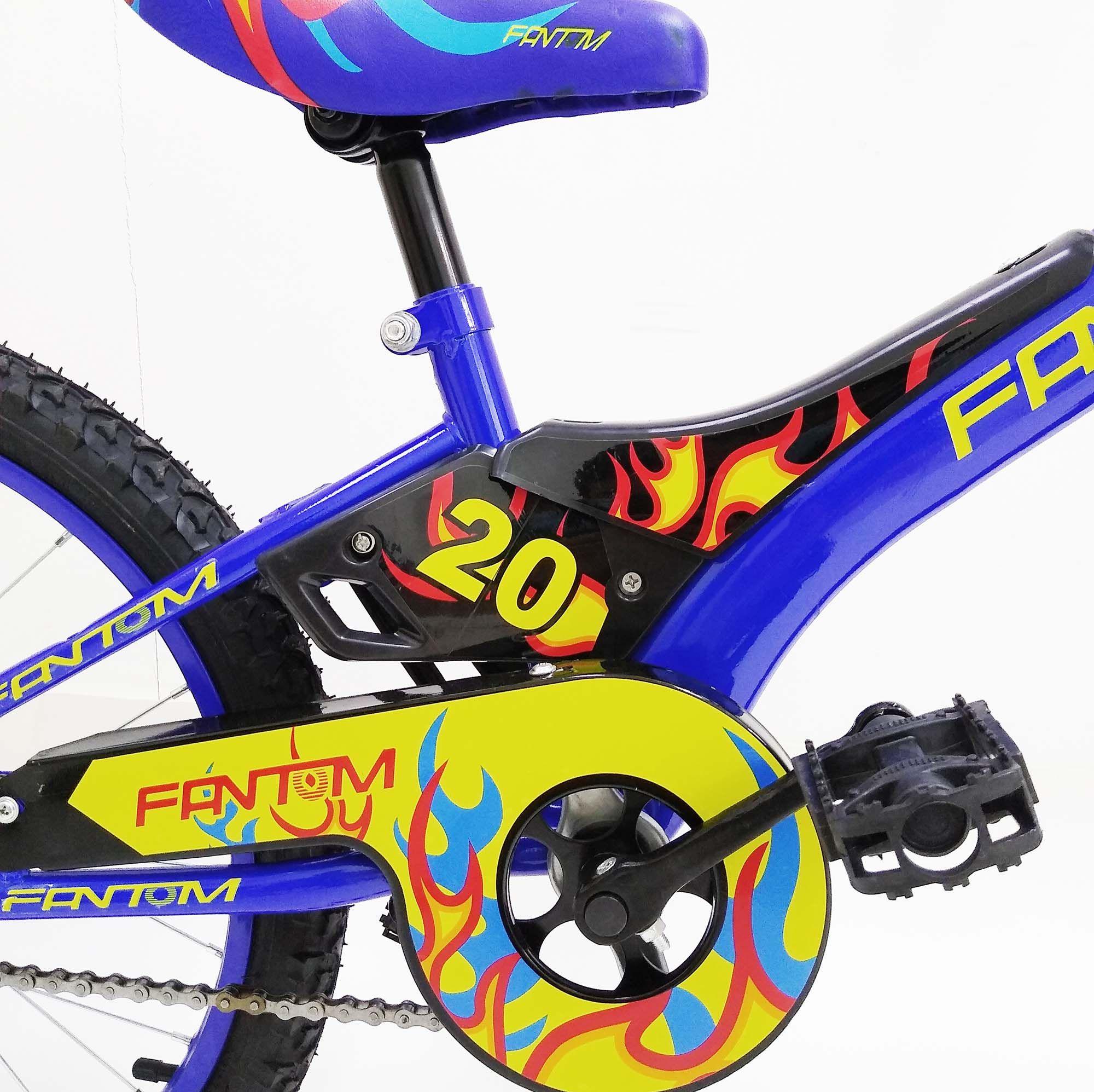 Bicicleta 20 Llamas Azul Fantom-1
