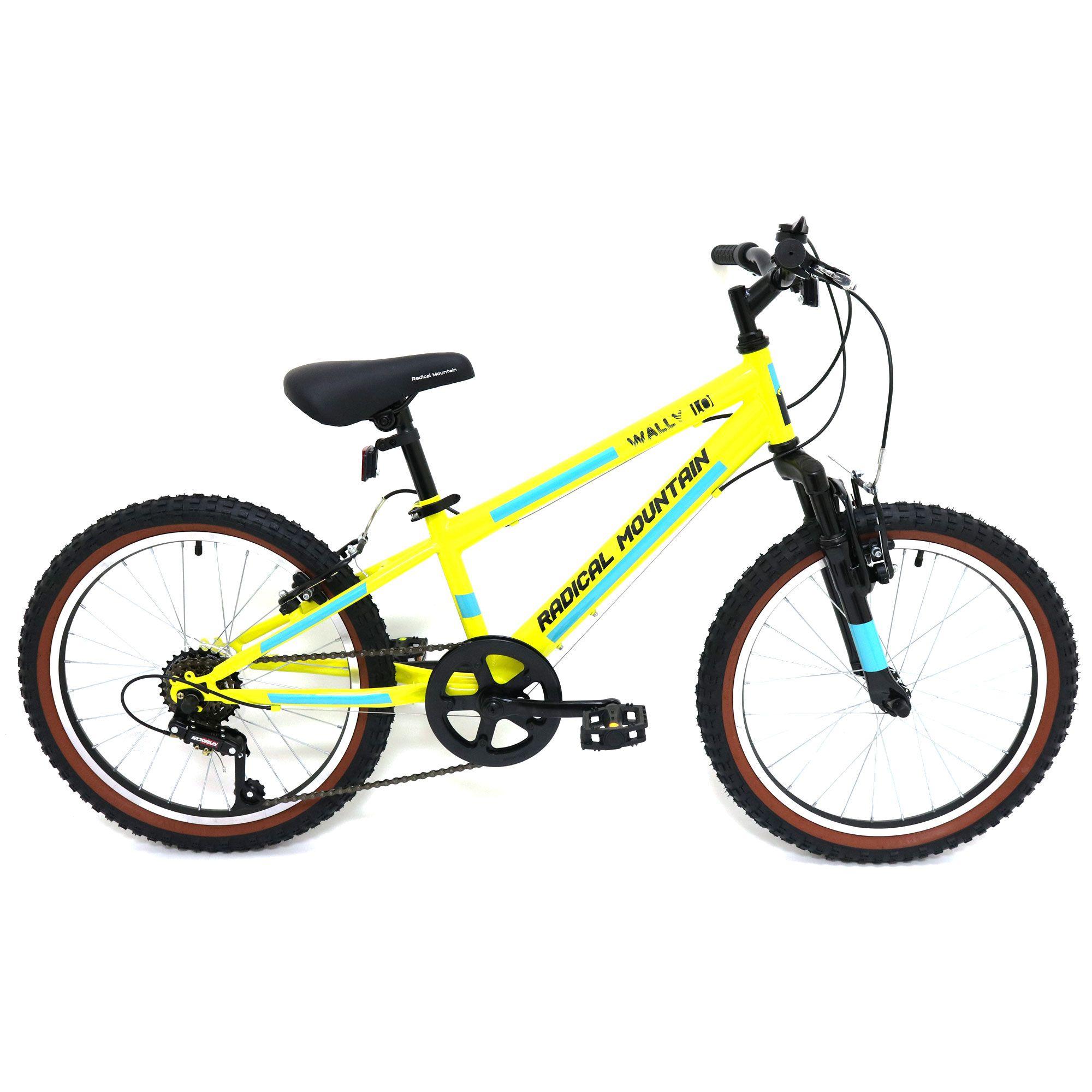 Bicicleta 20 6V Wally 3.0 Verde/Azul Radical Mountain-0