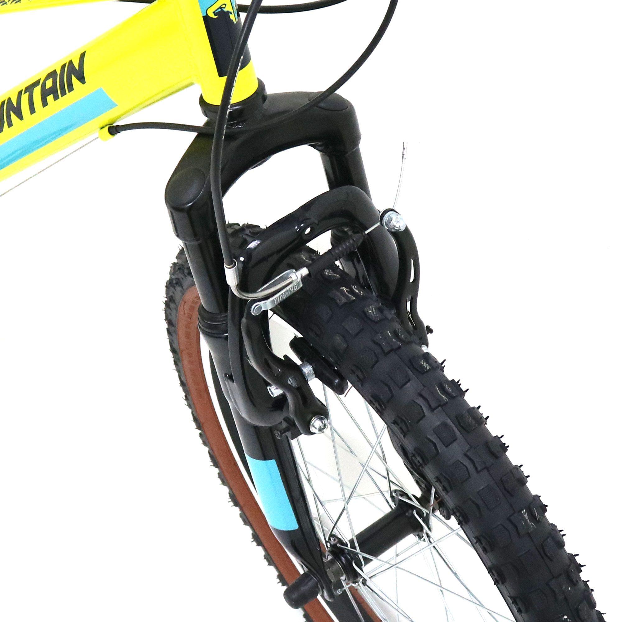 Bicicleta 20 6V Wally 3.0 Verde/Azul Radical Mountain-2