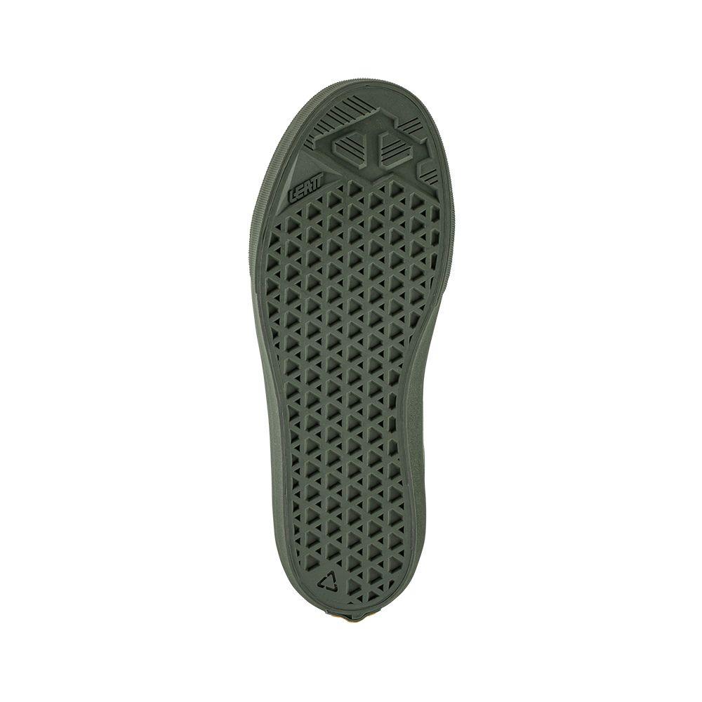 Zapatilla Leatt 1.0 Plataforma Ciclismo Casual Urbano Verde Claro-1