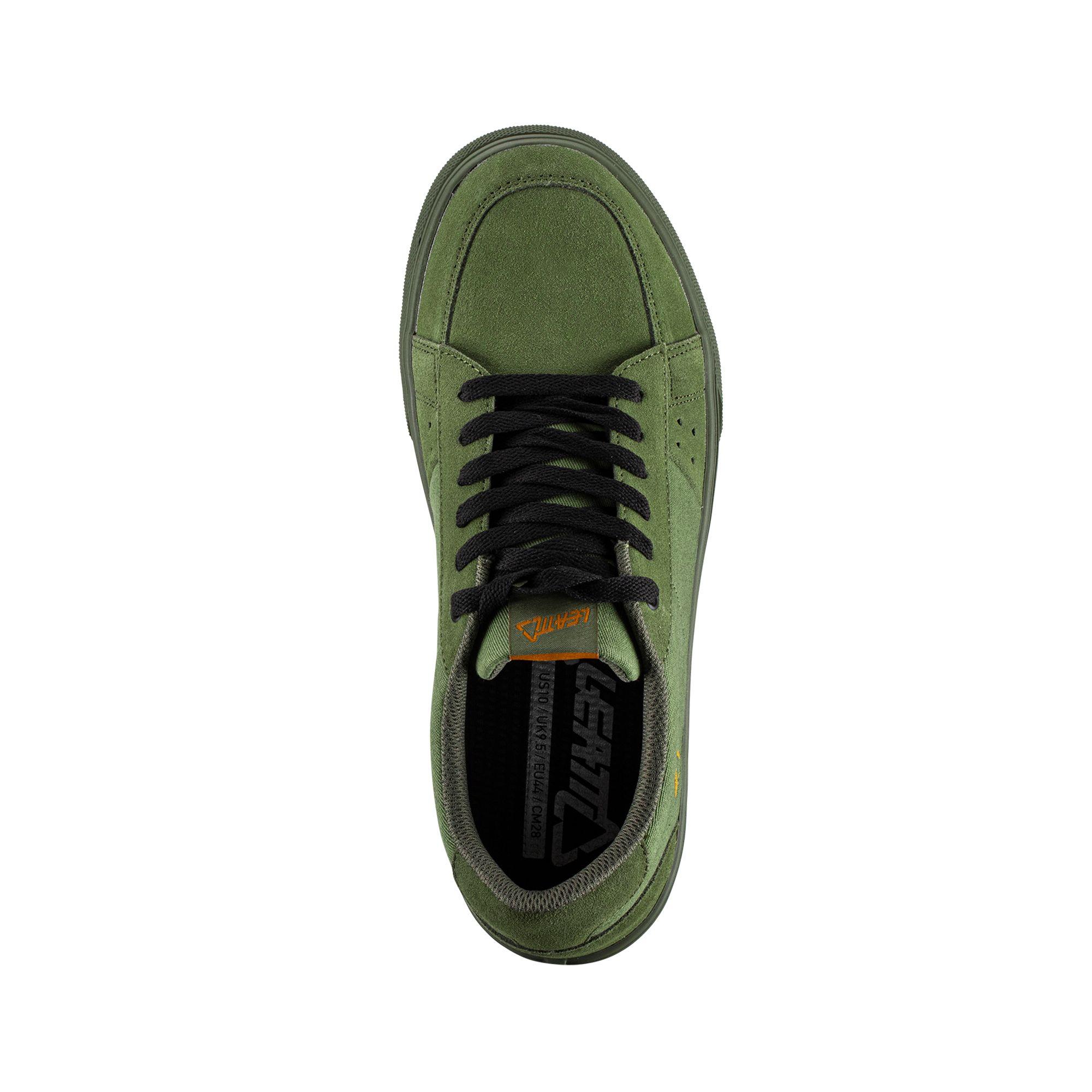 Zapatilla Leatt 1.0 Plataforma Ciclismo Casual Urbano Verde Claro-2