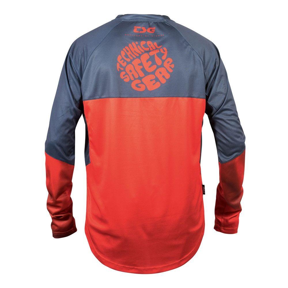 Jersey TSG Manga Larga SP6 Rojo Azul-1