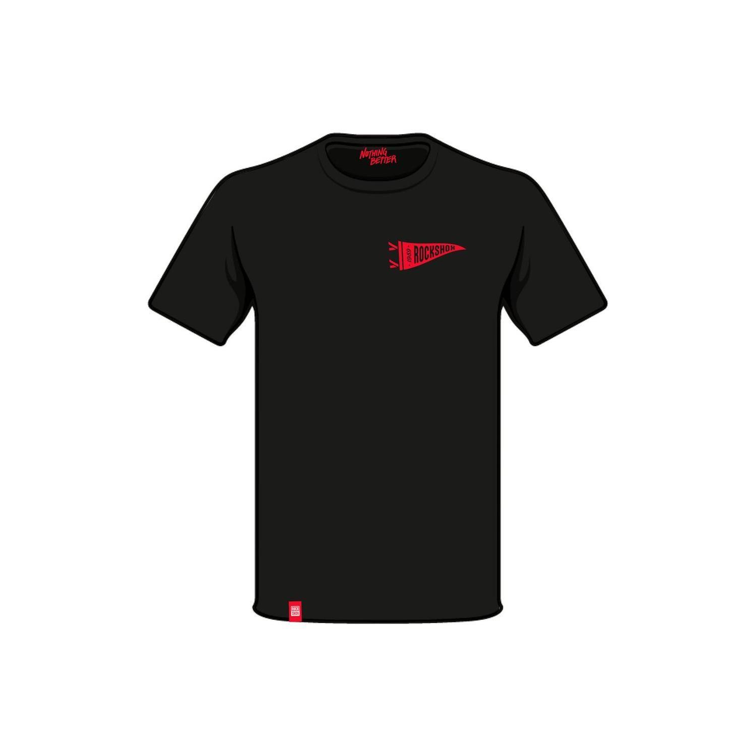Polera RockShox Manga Corta Pennant Negro-0