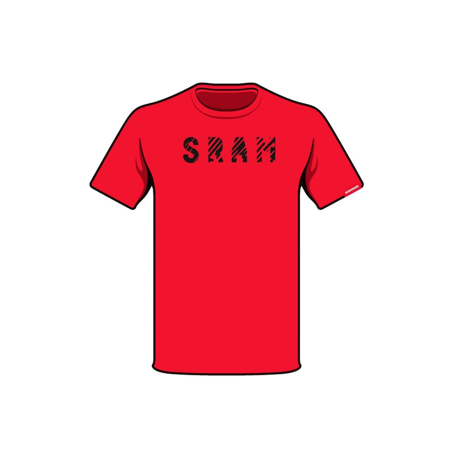 Polera SRAM Manga Corta Slash Rojo-3