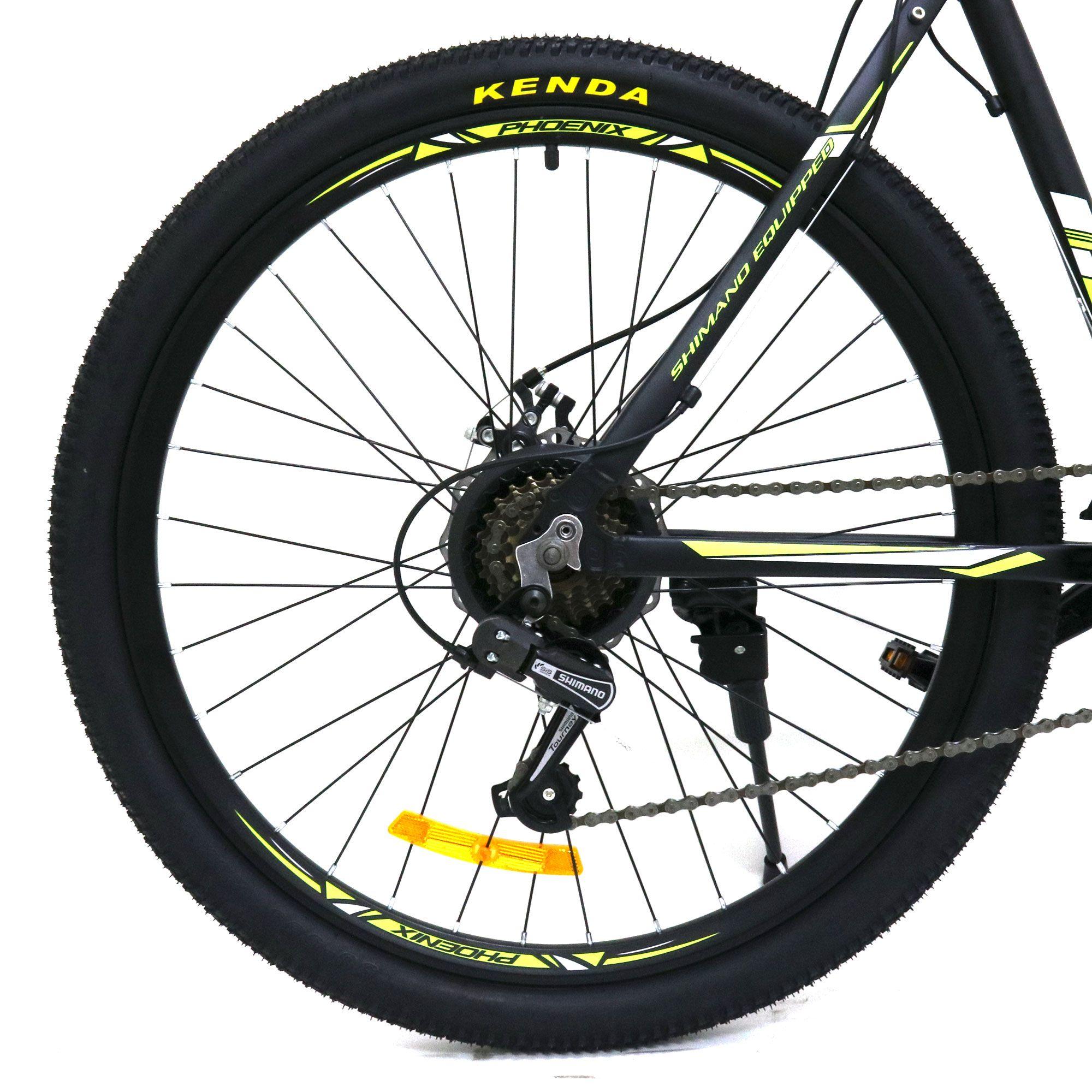 Bicicleta Phoenix MTB Aro 26" Negro/Verde-1