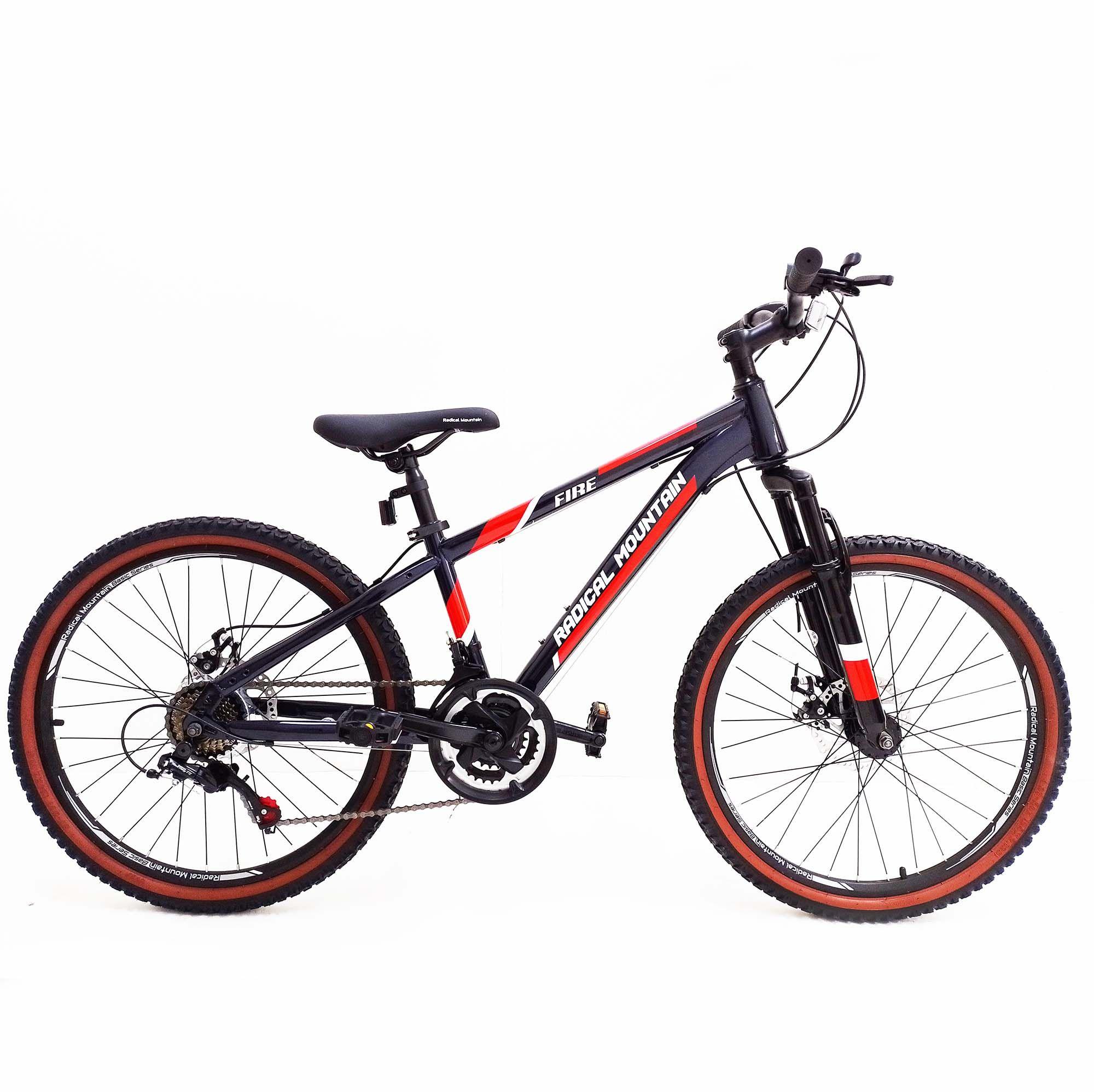 Bicicleta 24 Fire Azul/Rojo Radical Mountain-0