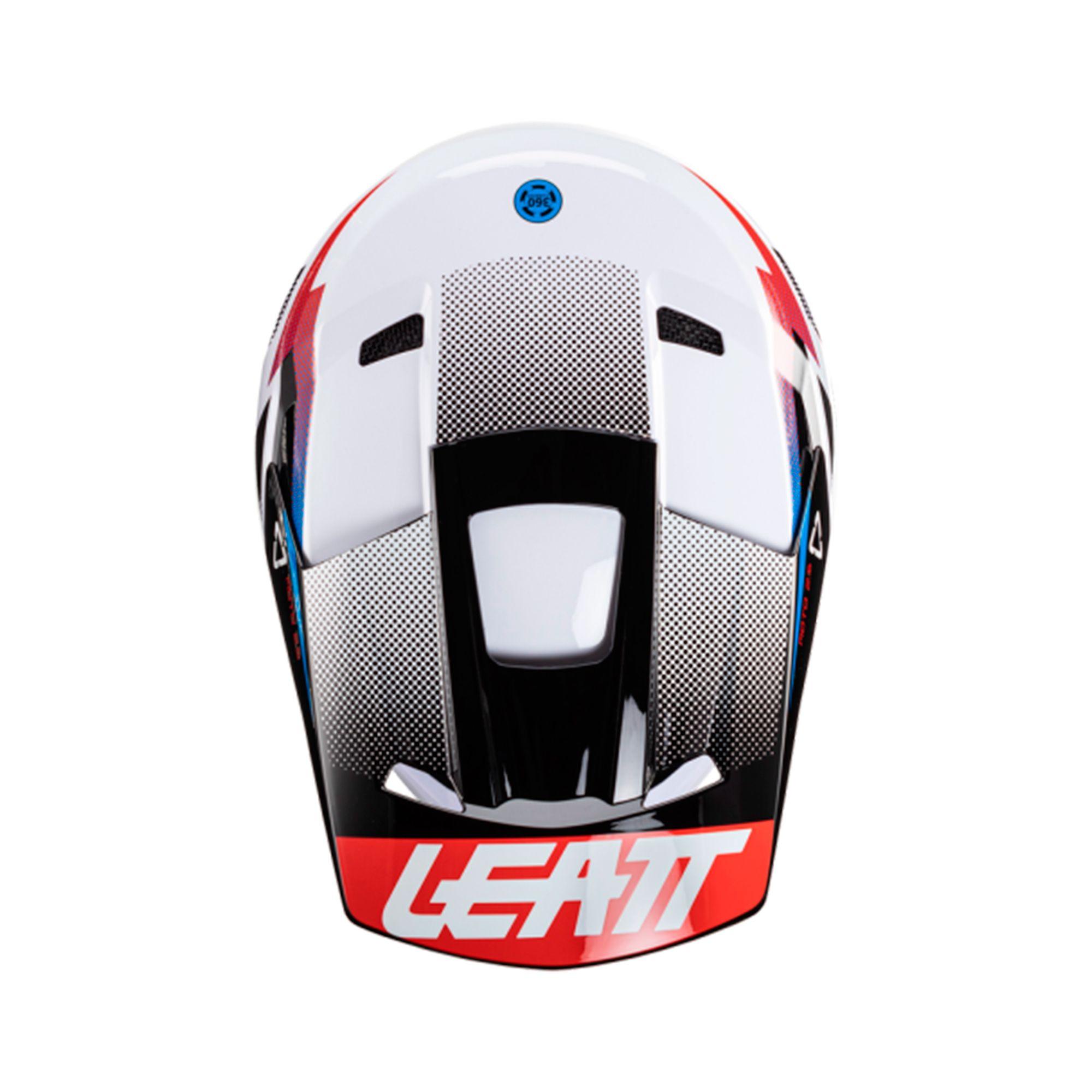 Casco Leatt Moto 2.5 V24 Blanco Negro S 55-56cm-1